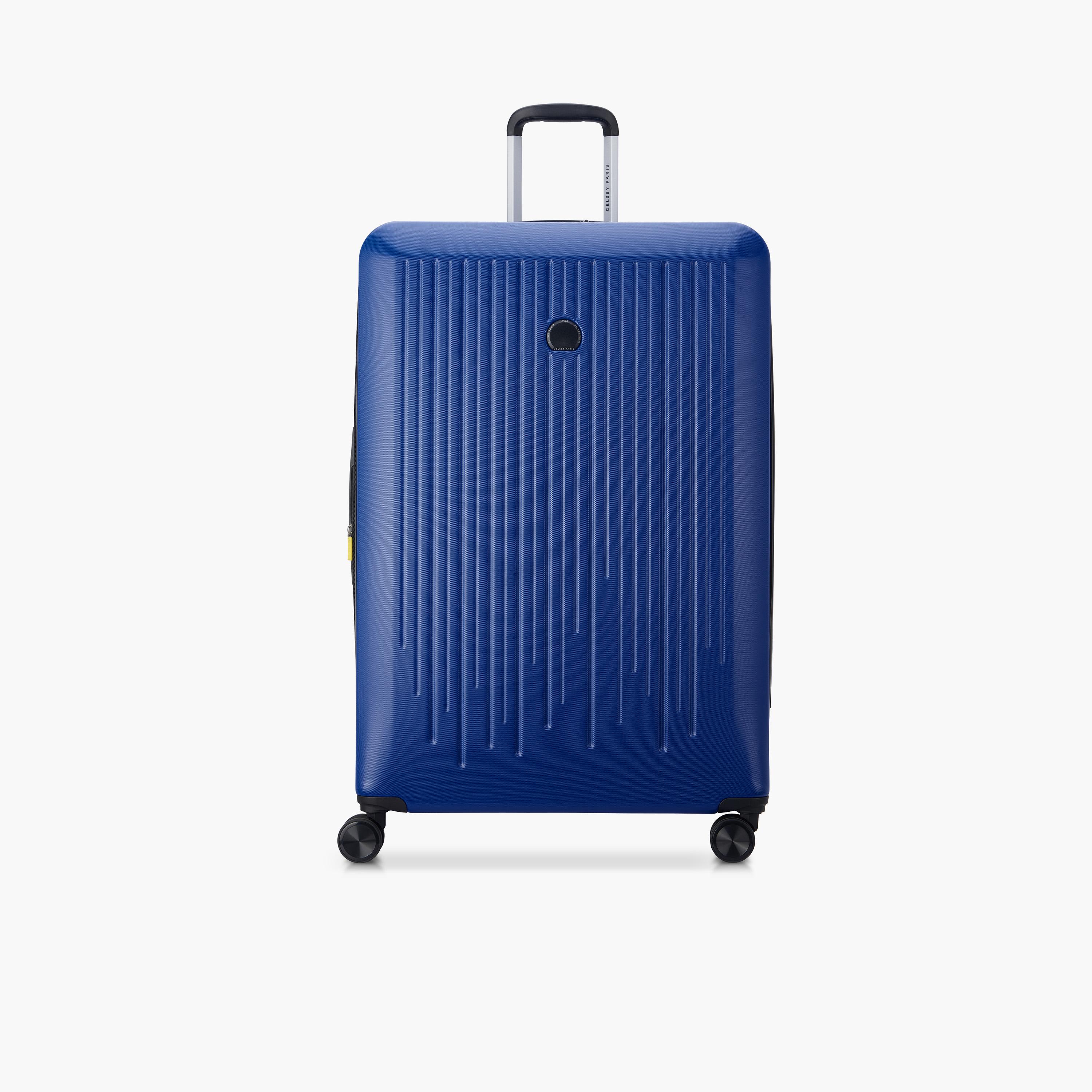 Delsey Paris Christine Hardside Expendable Double Wheel Luggage Trolley Suitcase 2pcs set (L+S) 55/82 CM Blue-travel-luggagesandbags-luggage-image-5