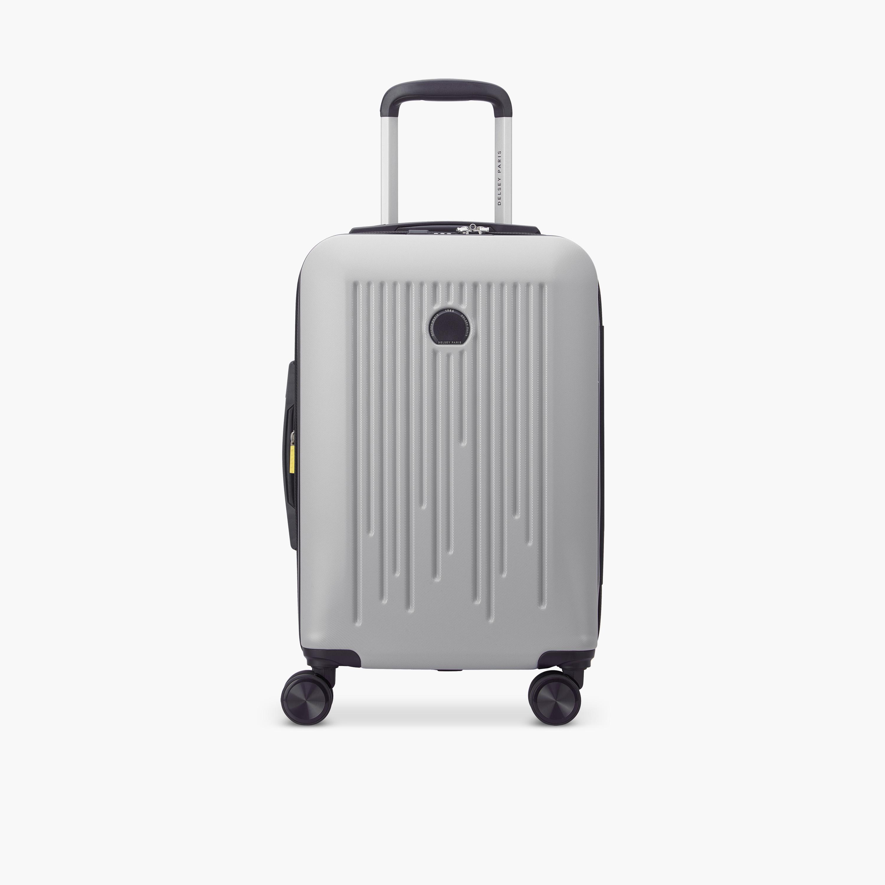 Delsey Paris Christine Hardside Expendable Double Wheel Luggage Trolley Suitcase 2pcs set (L+S) 55/82 CM storm grey-travel-luggagesandbags-luggage-image-4