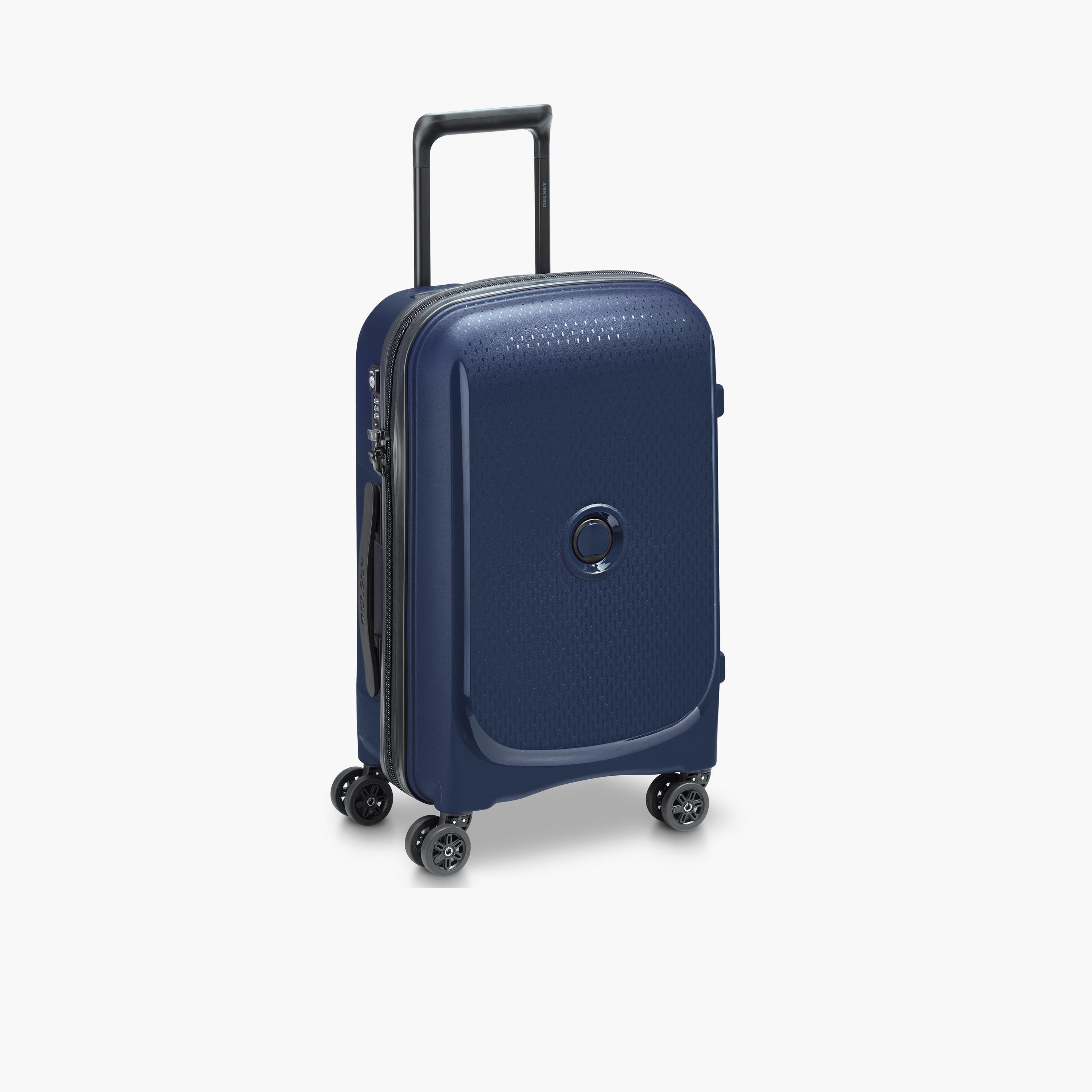 Delsey Paris Belmont + Hardcase Expendable Double Wheel Luggage Suitcase 55 CM Blue-travel-luggagesandbags-luggage-image-5