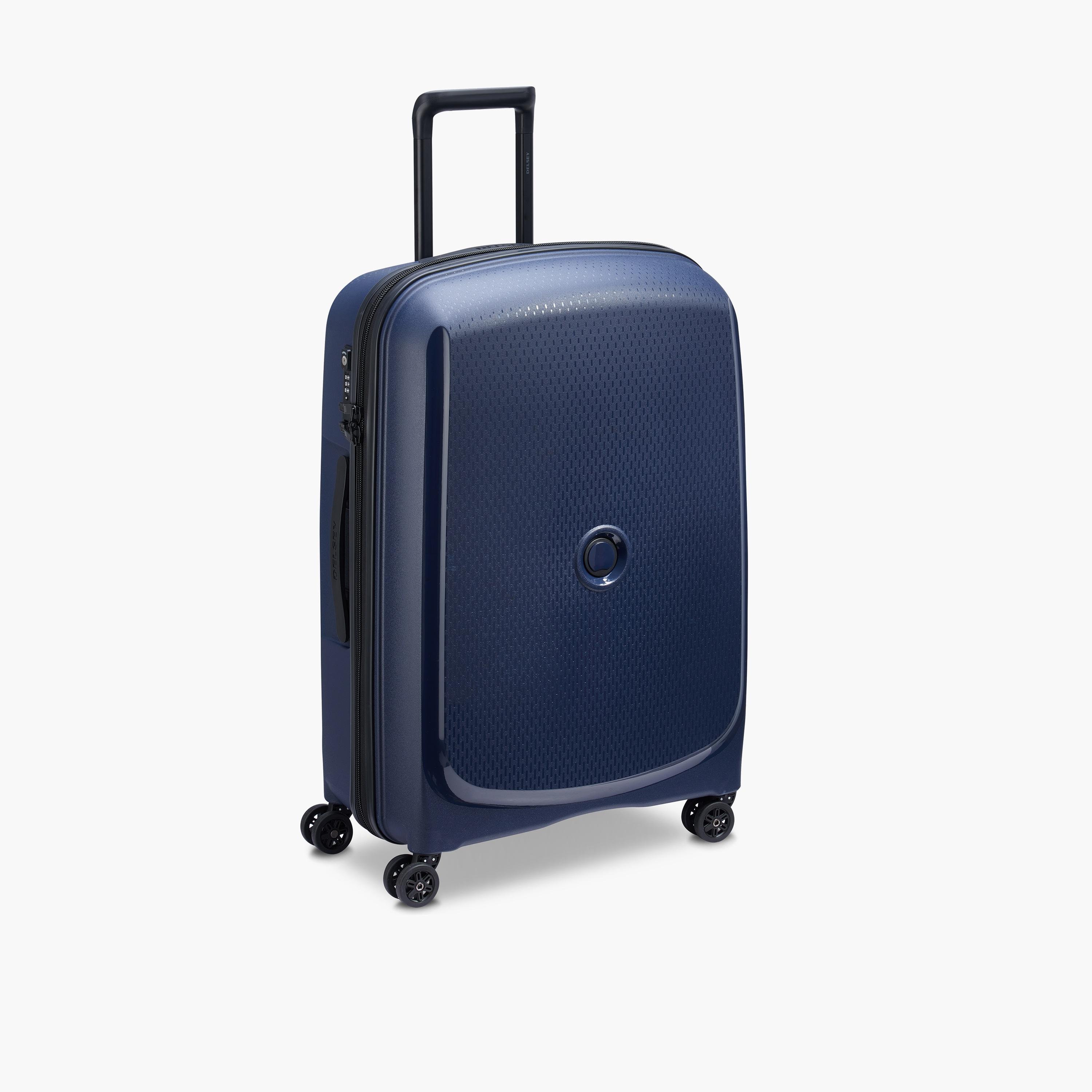 Delsey Paris Belmont + Hardcase Expendable Double Wheel Luggage Suitcase 71 CM Blue-travel-luggagesandbags-luggage-image-5