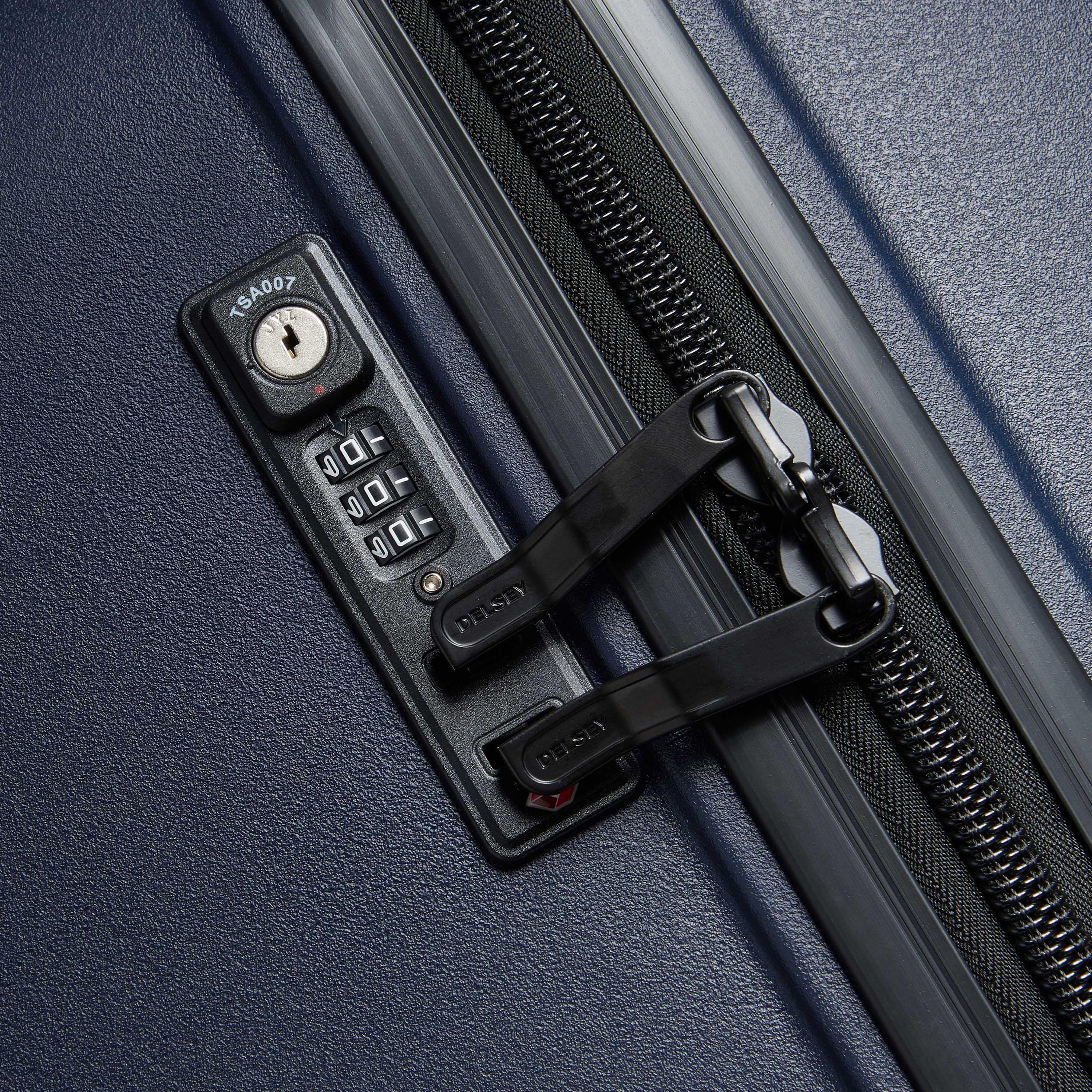 Delsey Paris Belmont + Hardcase Expendable Double Wheel Luggage Suitcase 71 CM Blue-travel-luggagesandbags-luggage-image-8