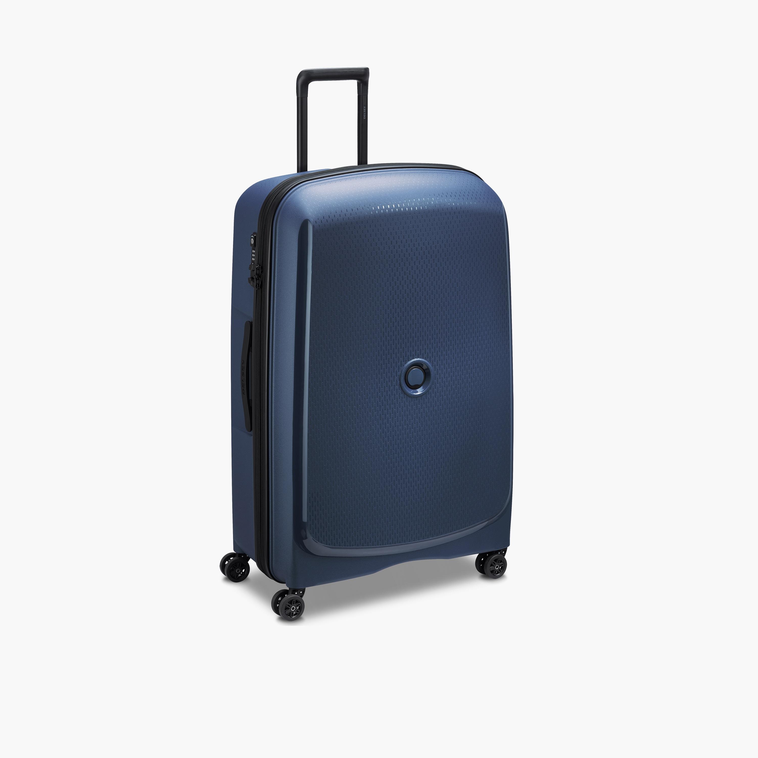 Delsey Paris Belmont + Hardcase Expendable Double Wheel Luggage Suitcase 83 CM Blue-travel-luggagesandbags-luggage-image-5