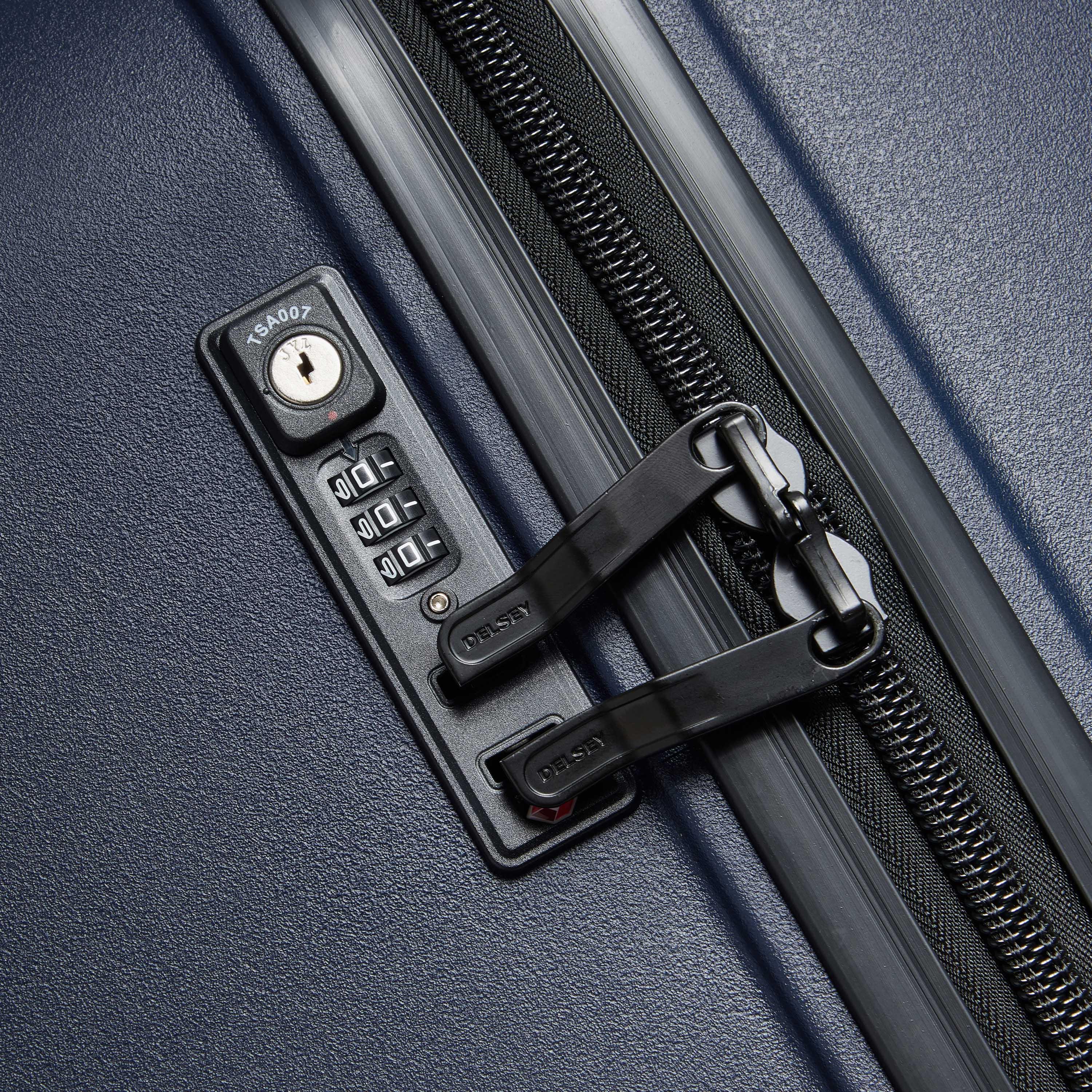 Delsey Paris Belmont + Hardcase Expendable Double Wheel Luggage Suitcase 83 CM Blue-travel-luggagesandbags-luggage-image-8