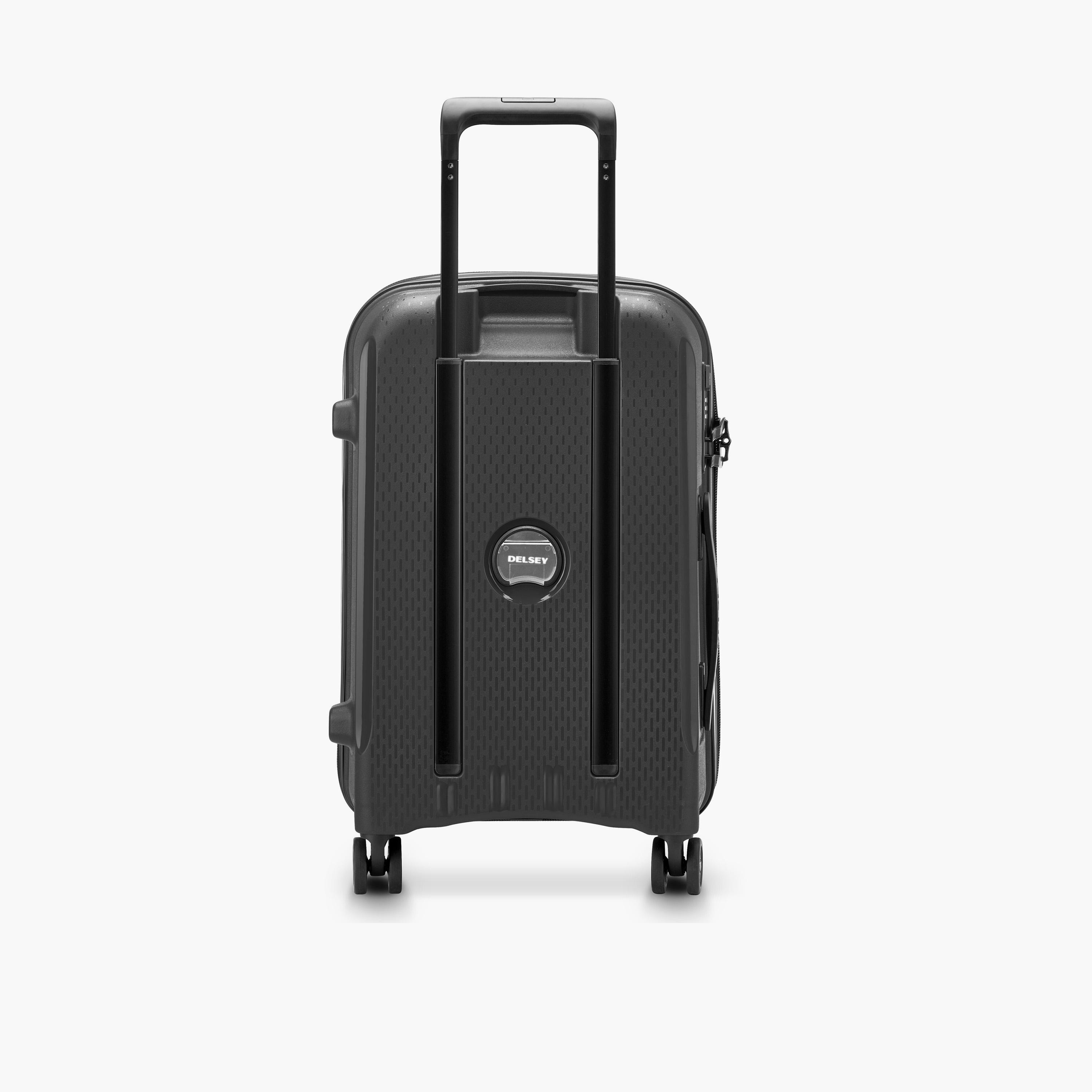 Delsey Paris Belmont + Hardcase Expendable Double Wheel Luggage Suitcase 55 CM Black-travel-luggagesandbags-luggage-image-6