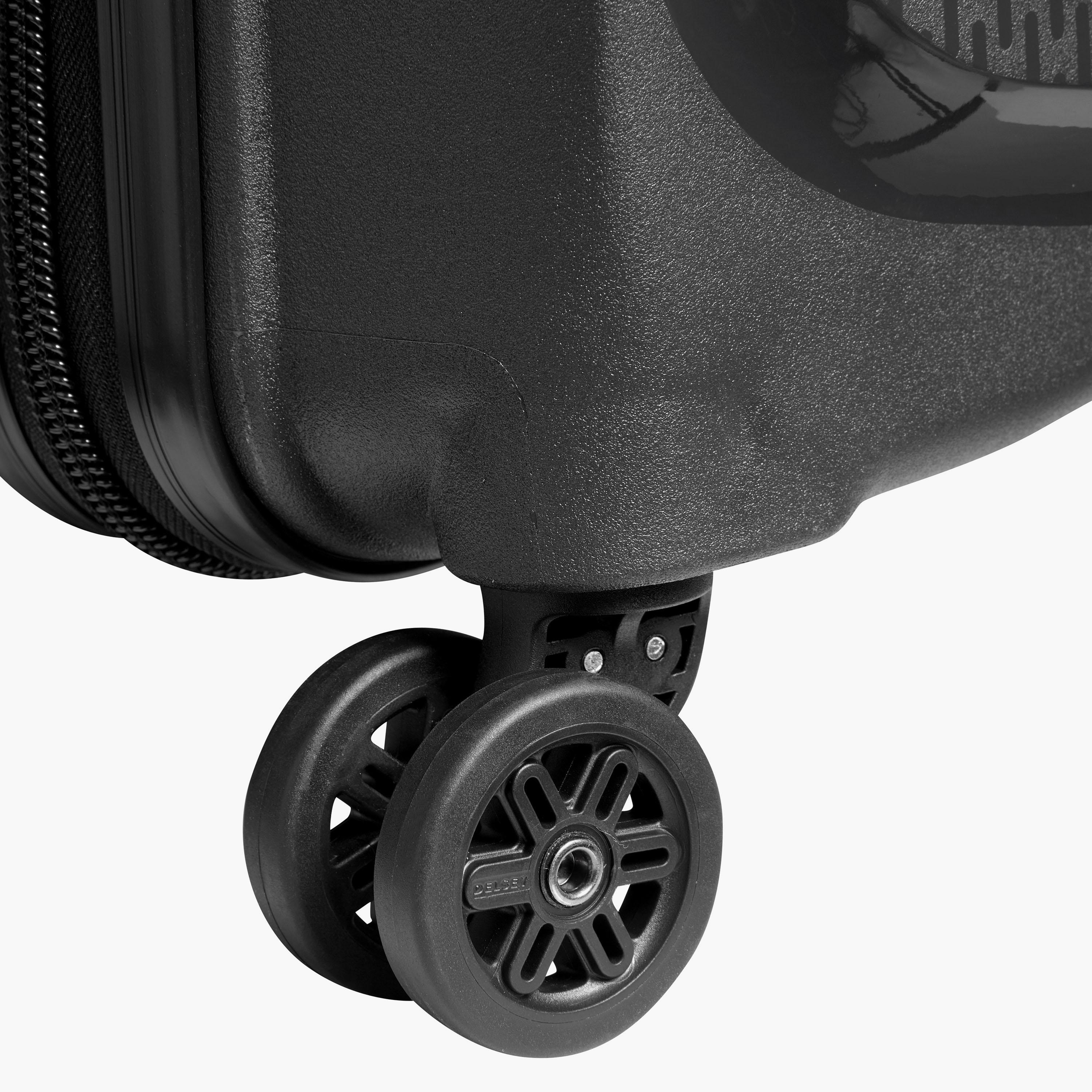 Delsey Paris Belmont + Hardcase Expendable Double Wheel Luggage Suitcase 55 CM Black-travel-luggagesandbags-luggage-image-7