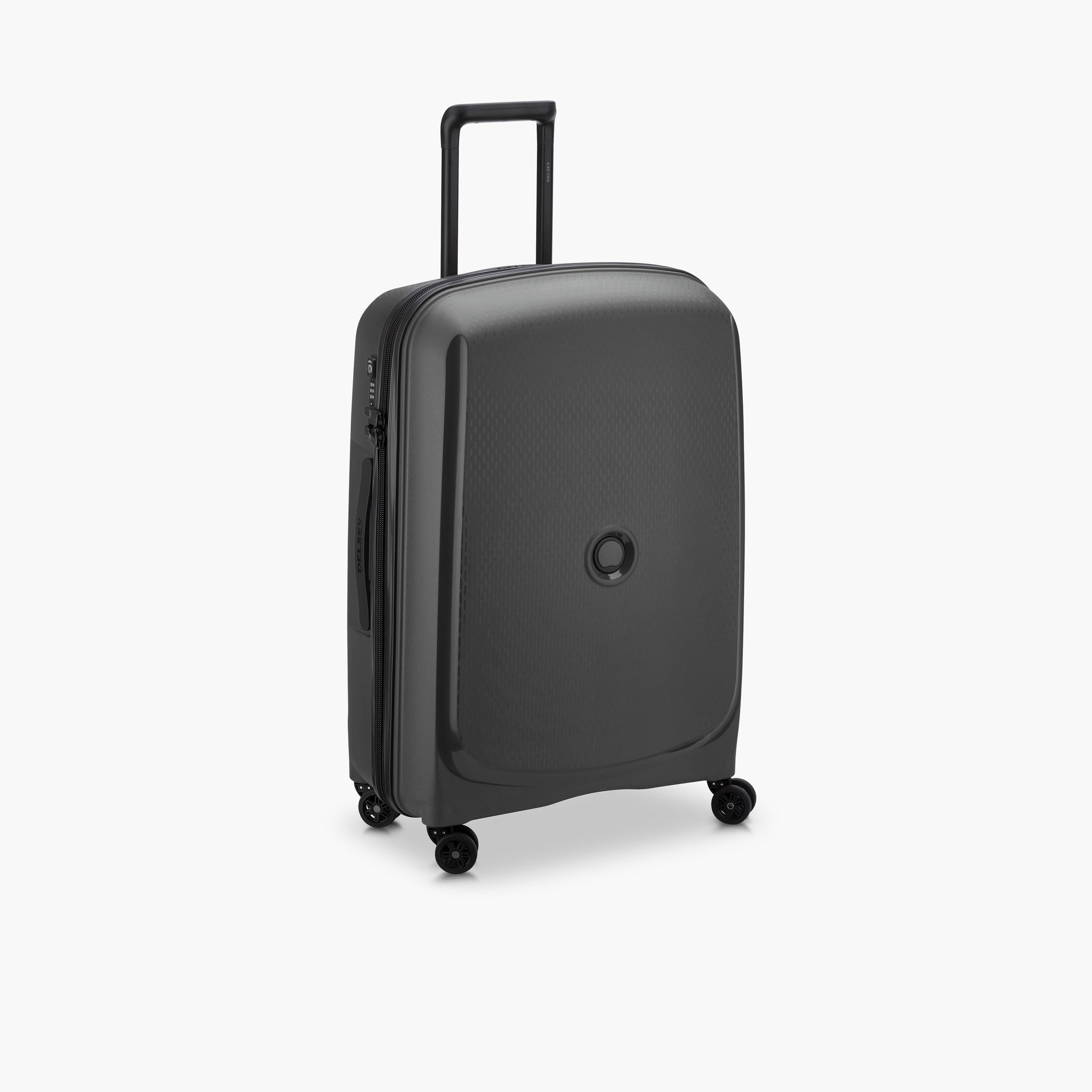 Delsey Paris Belmont + Hardcase Expendable Double Wheel Luggage Suitcase 71 CM Black-travel-luggagesandbags-luggage-image-11