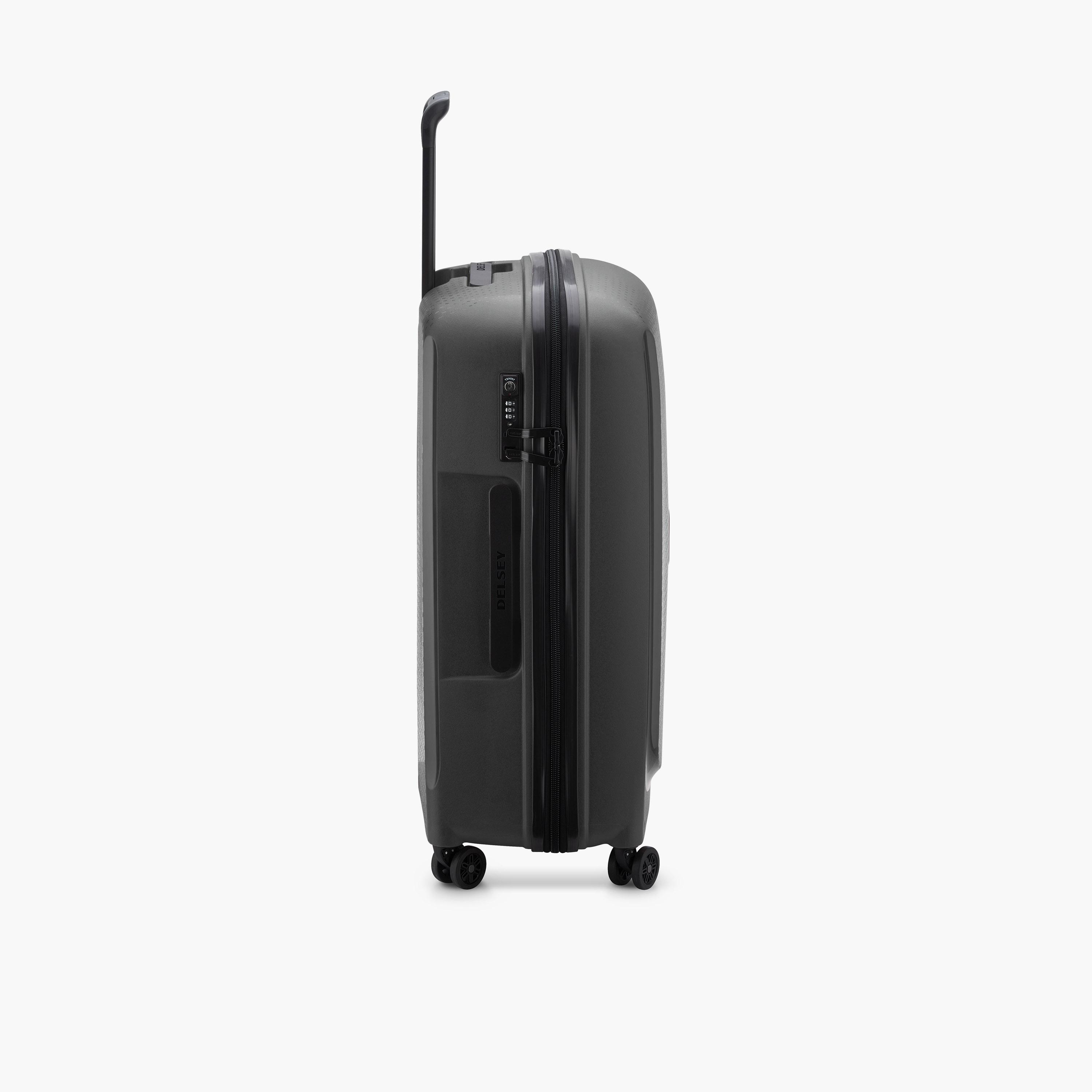 Delsey Paris Belmont + Hardcase Expendable Double Wheel Luggage Suitcase 71 CM Black-travel-luggagesandbags-luggage-image-13
