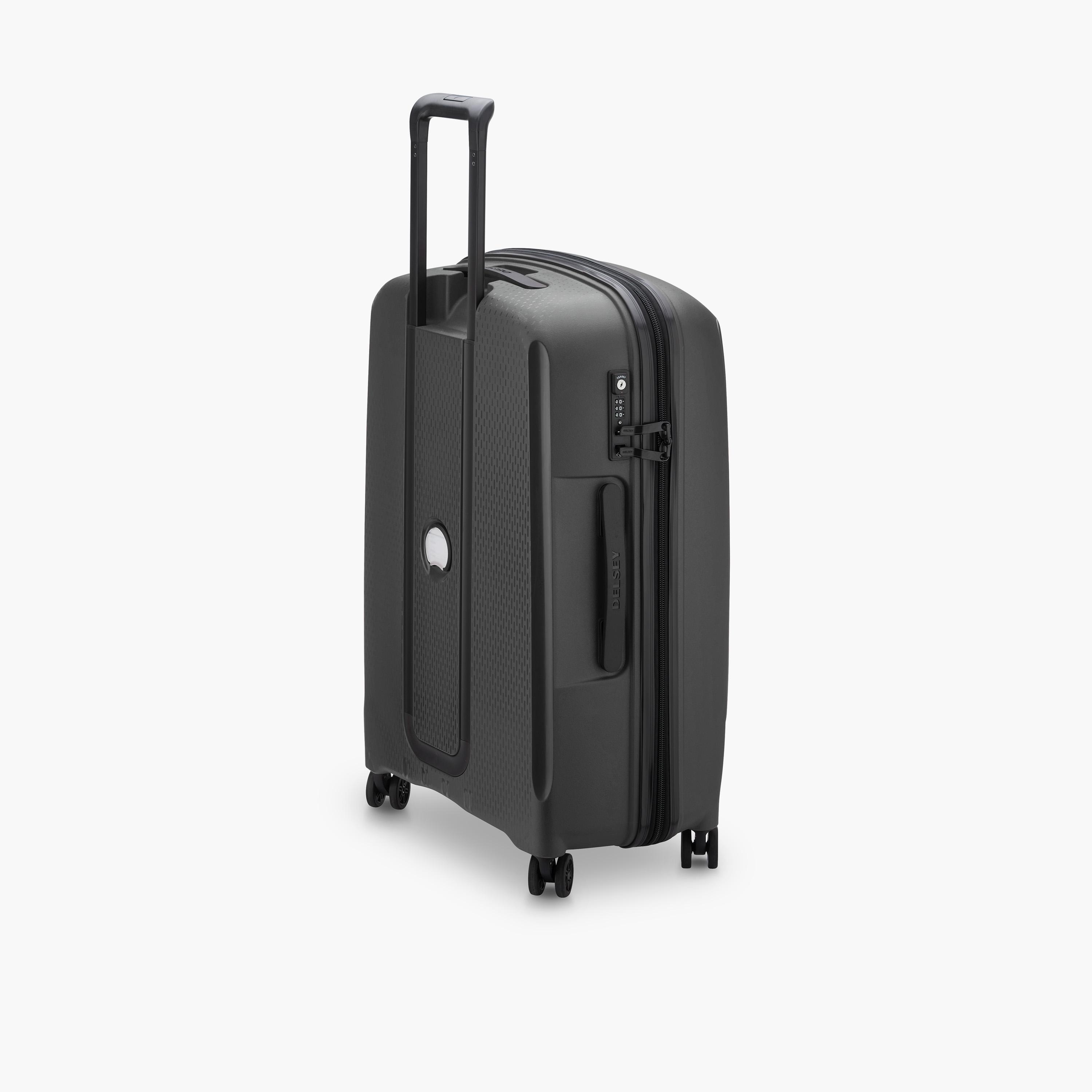 Delsey Paris Belmont + Hardcase Expendable Double Wheel Luggage Suitcase 71 CM Black-travel-luggagesandbags-luggage-image-14