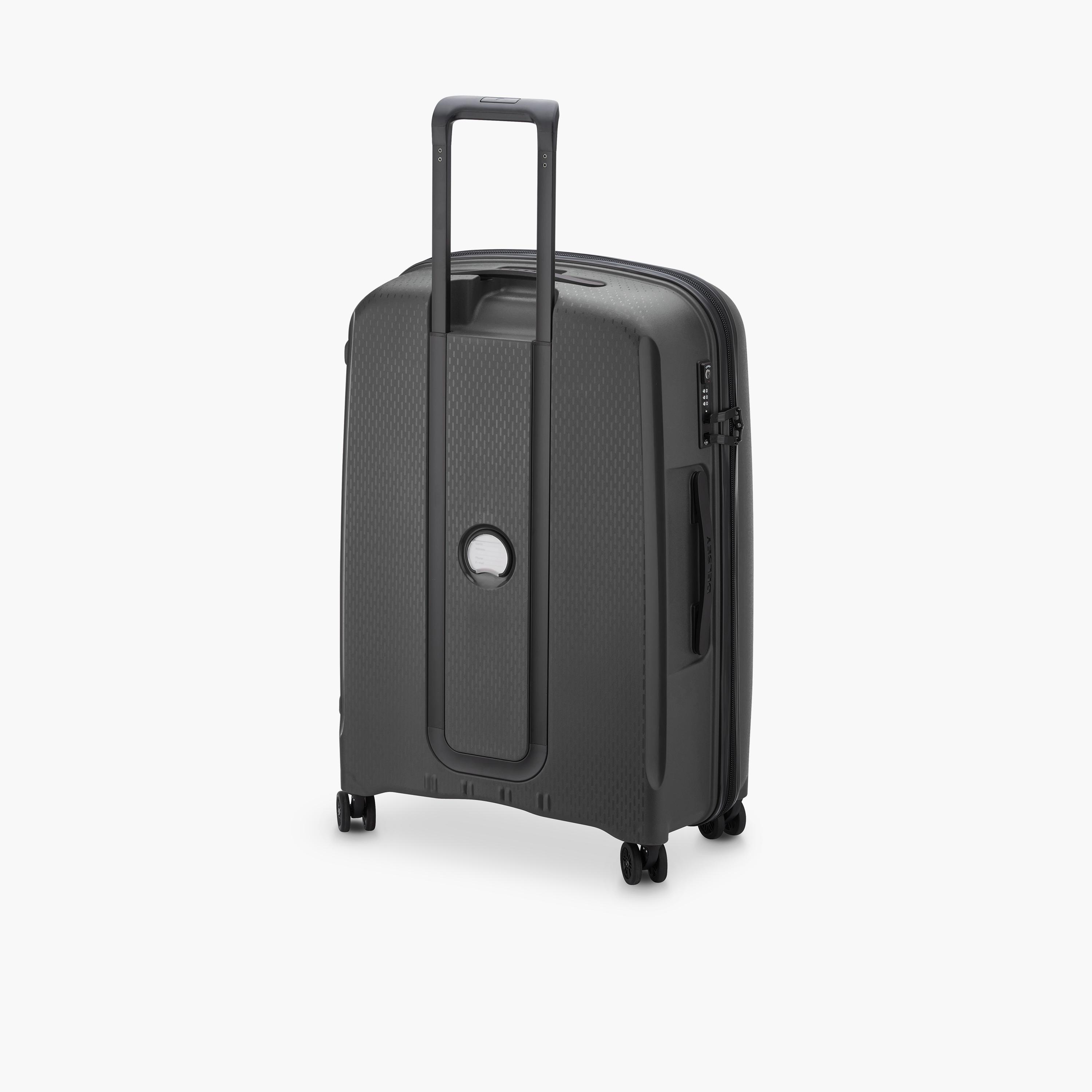 Delsey Paris Belmont + Hardcase Expendable Double Wheel Luggage Suitcase 71 CM Black-travel-luggagesandbags-luggage-image-15