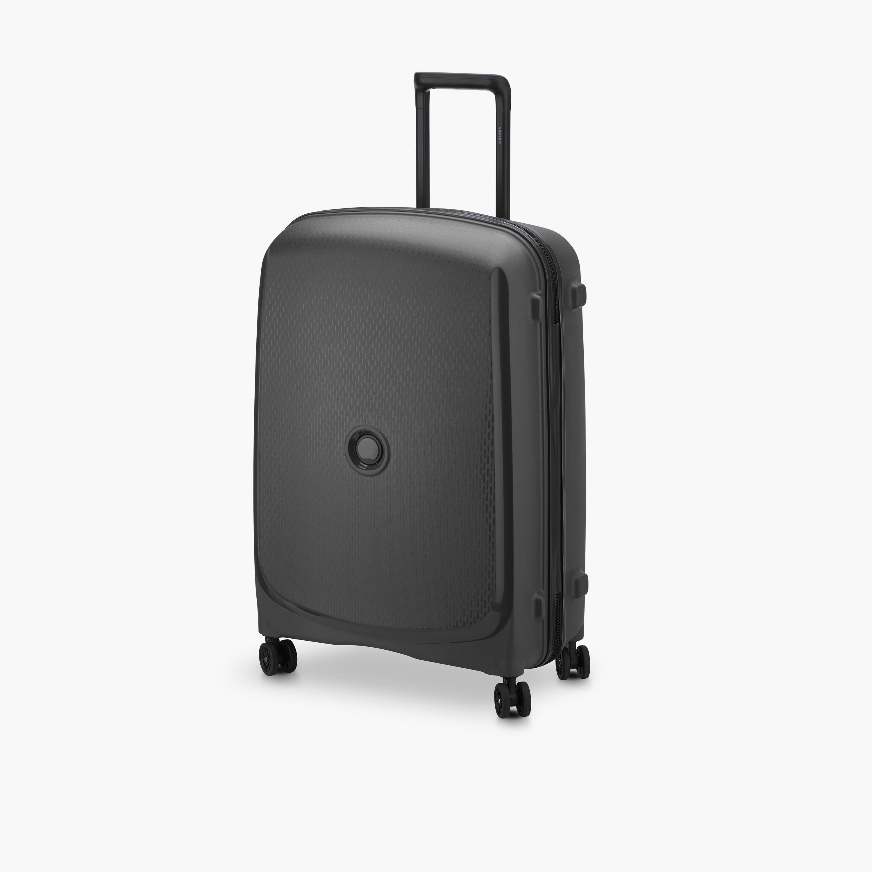 Delsey Paris Belmont + Hardcase Expendable Double Wheel Luggage Suitcase 71 CM Black-travel-luggagesandbags-luggage-image-5
