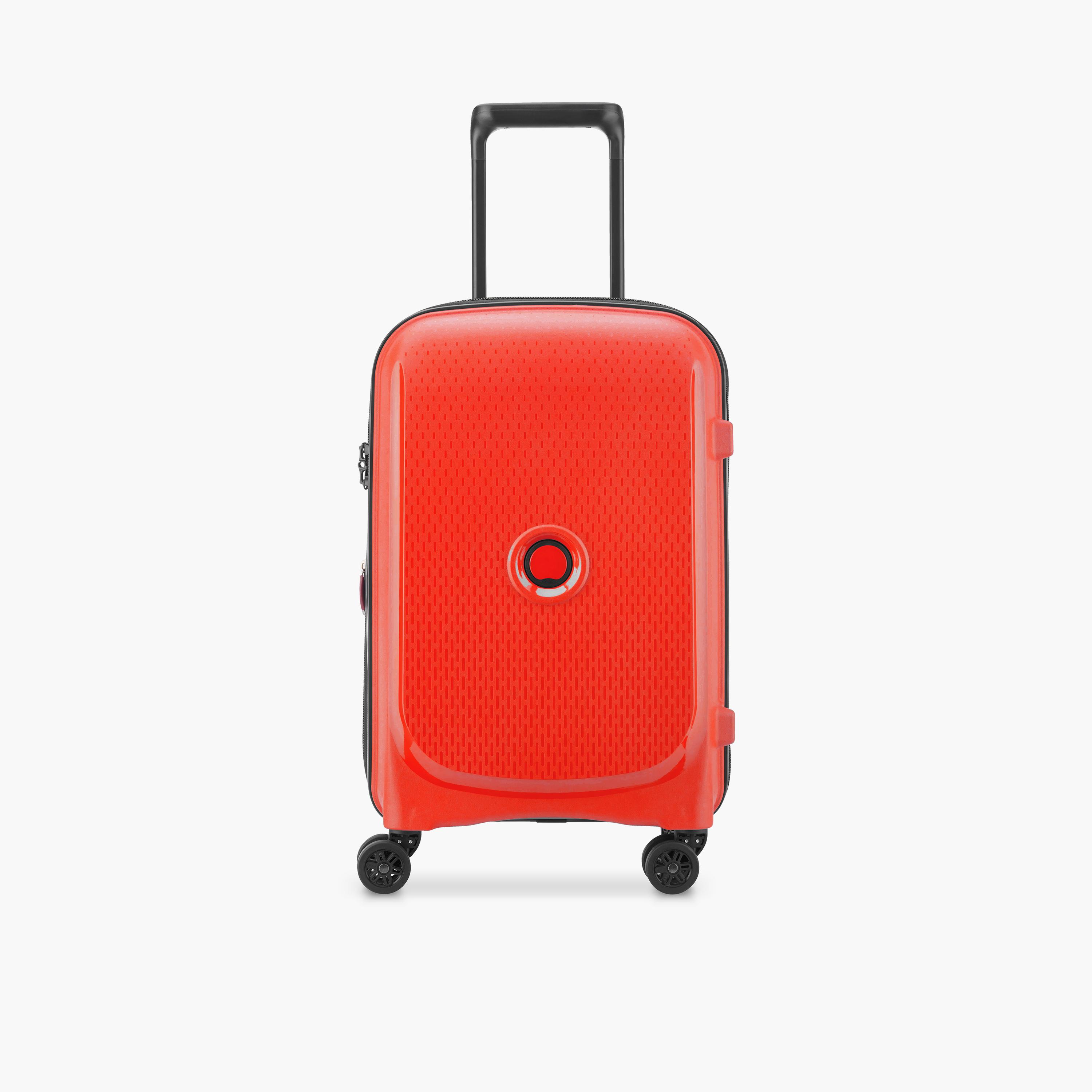 Delsey Paris Belmont + Hardcase Expendable Double Wheel Luggage Suitcase 55 CM Faded Red-travel-luggagesandbags-luggage-image-1