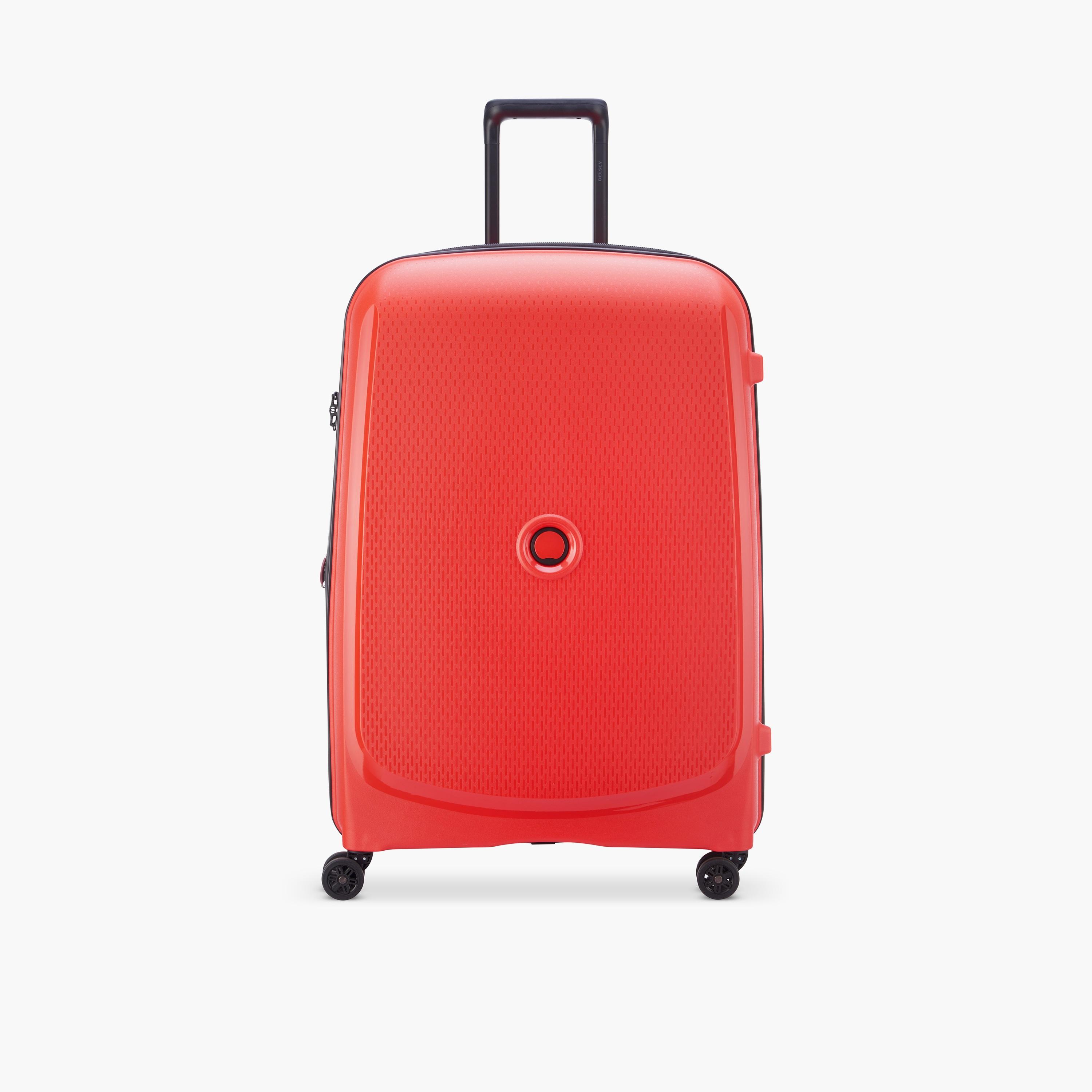 Delsey Paris Belmont + Hardcase Expendable Double Wheel Luggage Suitcase 71 CM Faded Red-travel-luggagesandbags-luggage-image-1