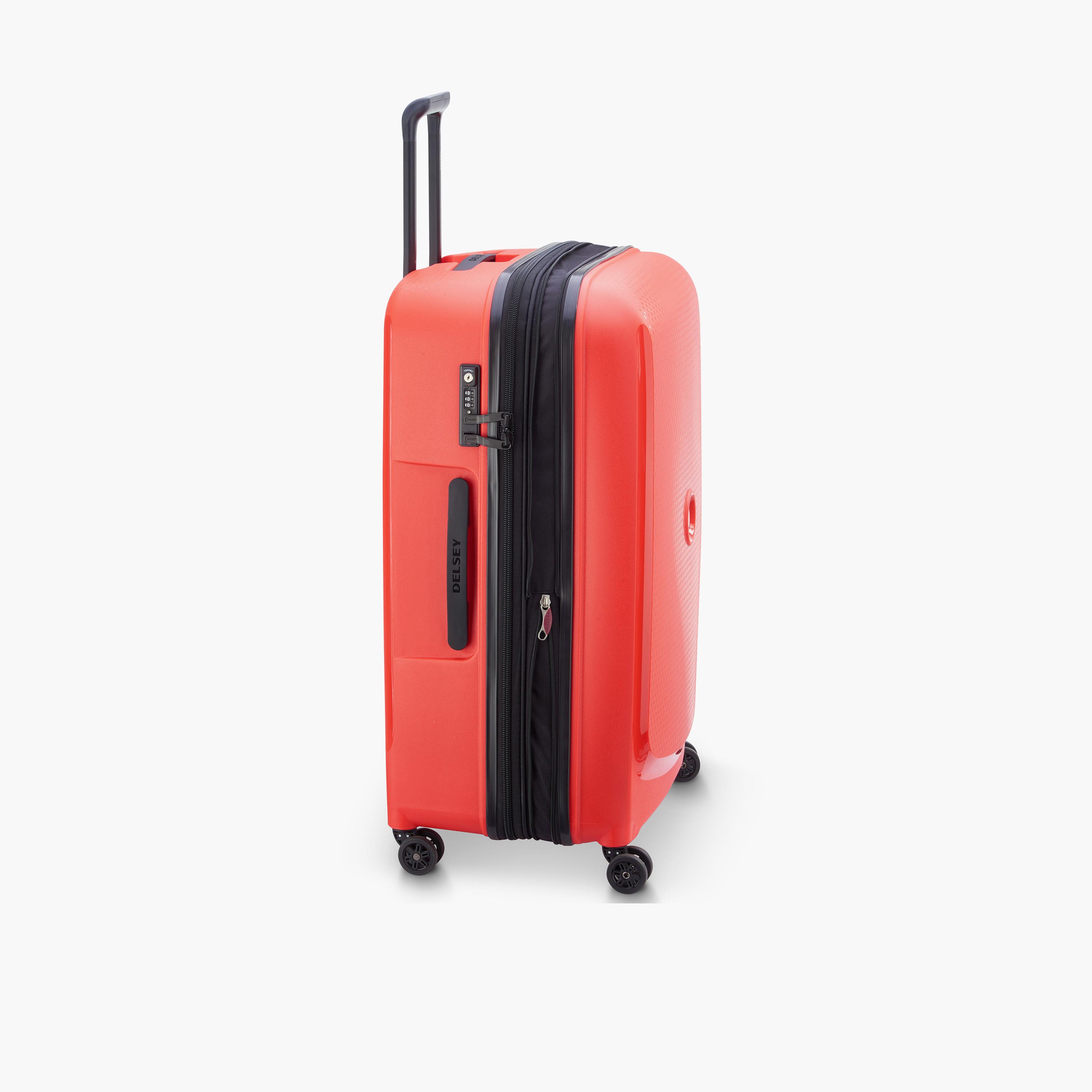 Delsey Paris Belmont + Hardcase Expendable Double Wheel Luggage Suitcase 71 CM Faded Red-travel-luggagesandbags-luggage-image-7