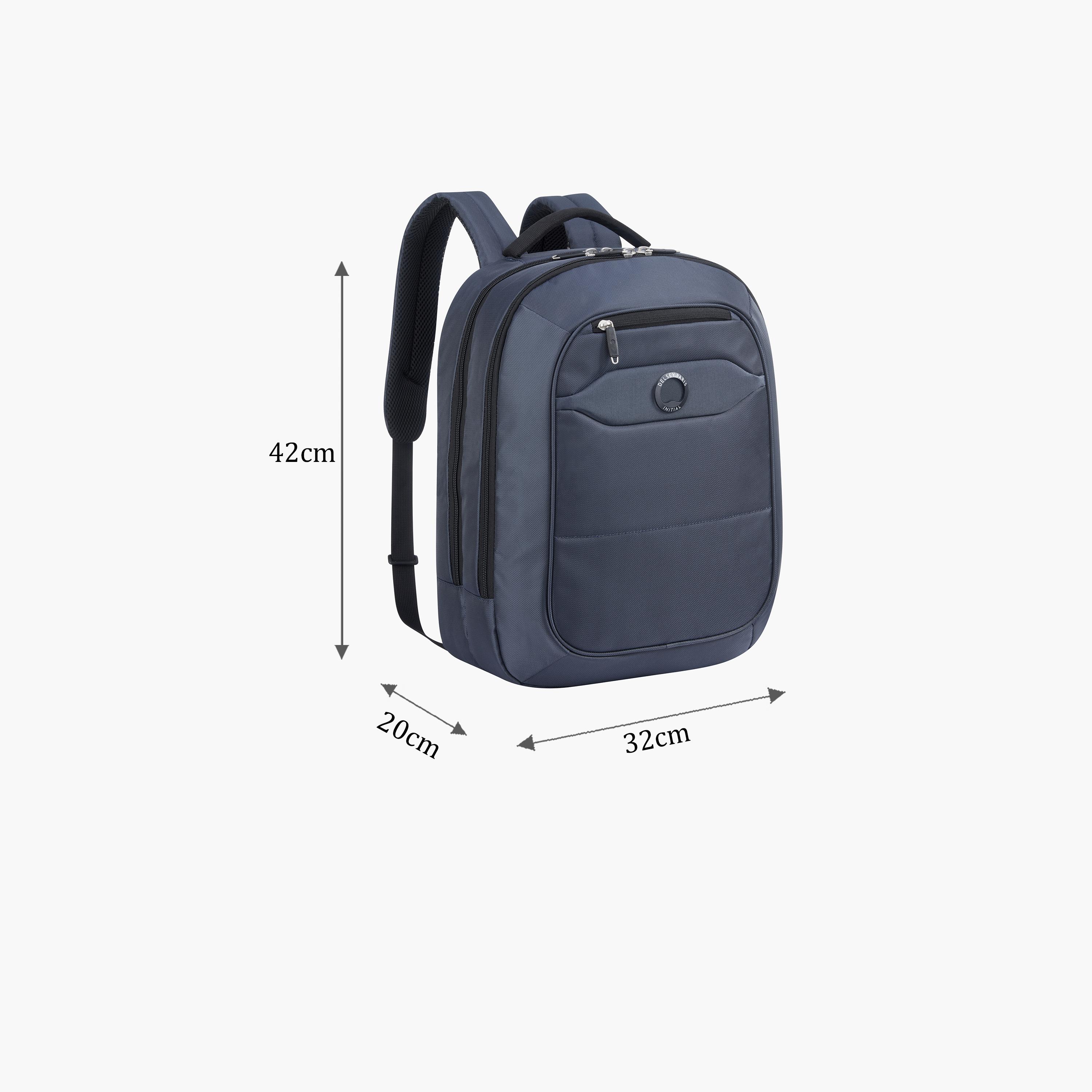 Delsey Paris Easy Trip Backpack 2 Compartment 15.6 inches Anthracite-men-bags-image-2