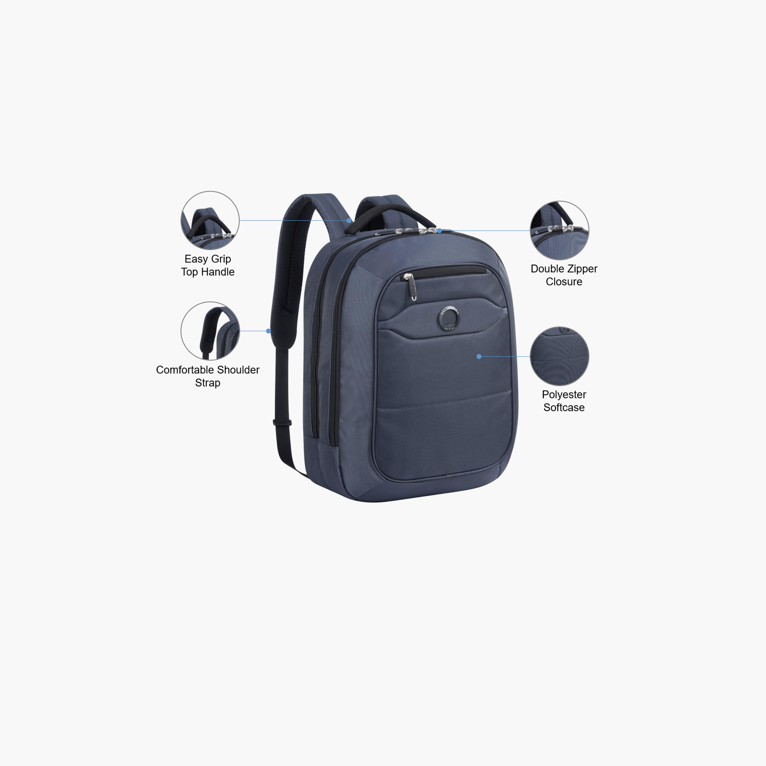 Delsey Paris Easy Trip Backpack 2 Compartment 15.6 inches Anthracite-men-bags-image-3