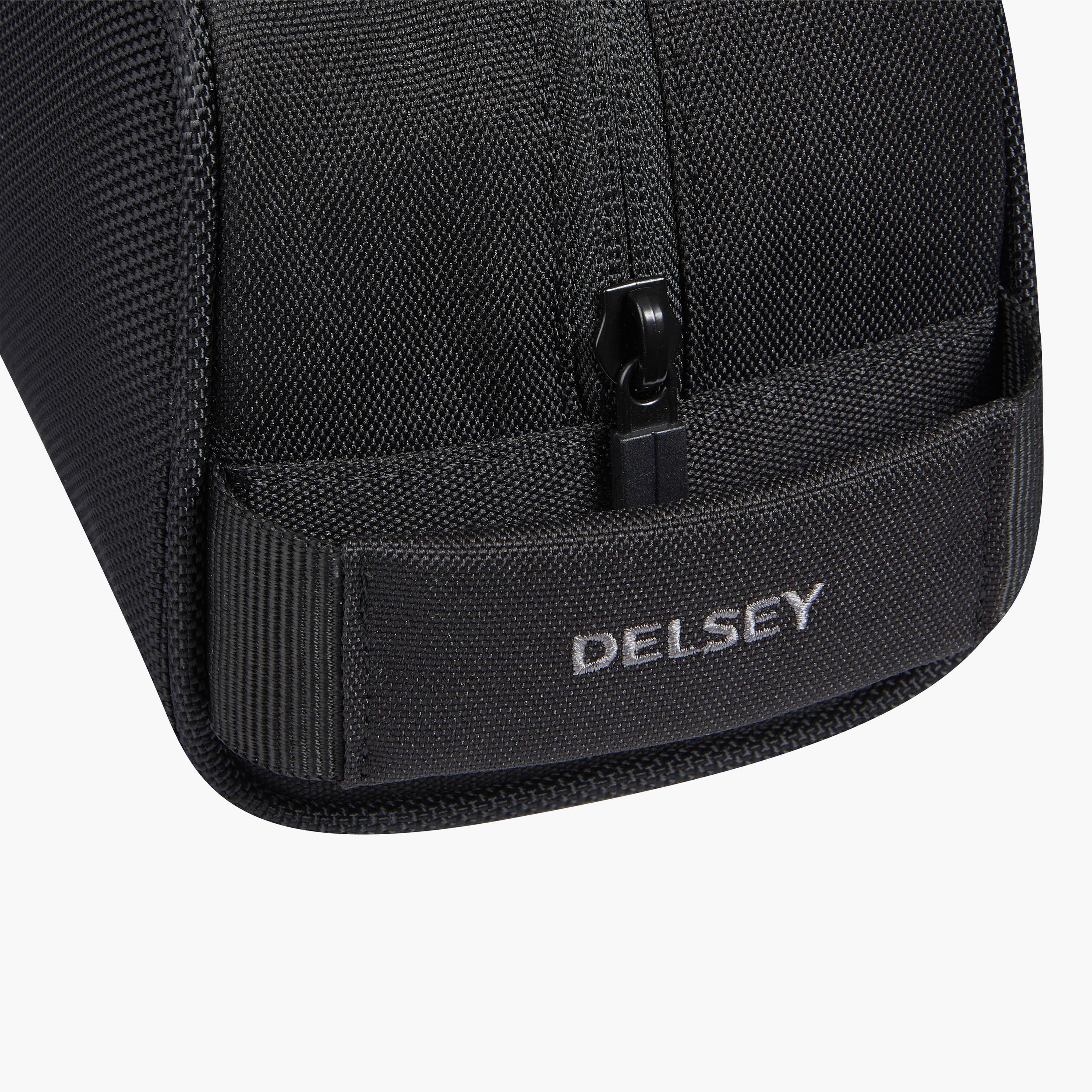 Delsey Paris Picpus 1 Compatment Men Pouch Black-men-bags-image-7