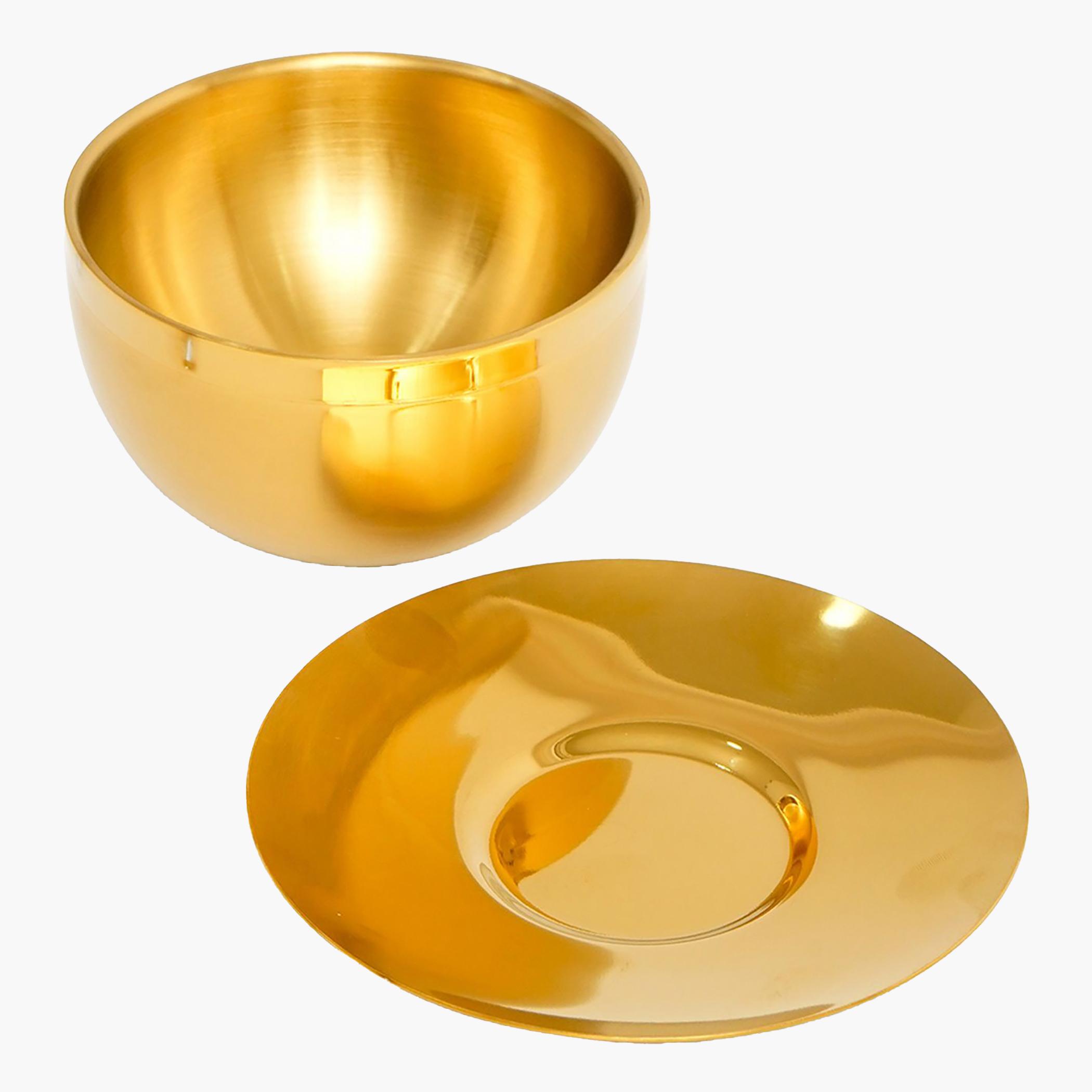 Solid Soup Bowl and Plate Set-household-dining-dinnerware-bowls-image-2