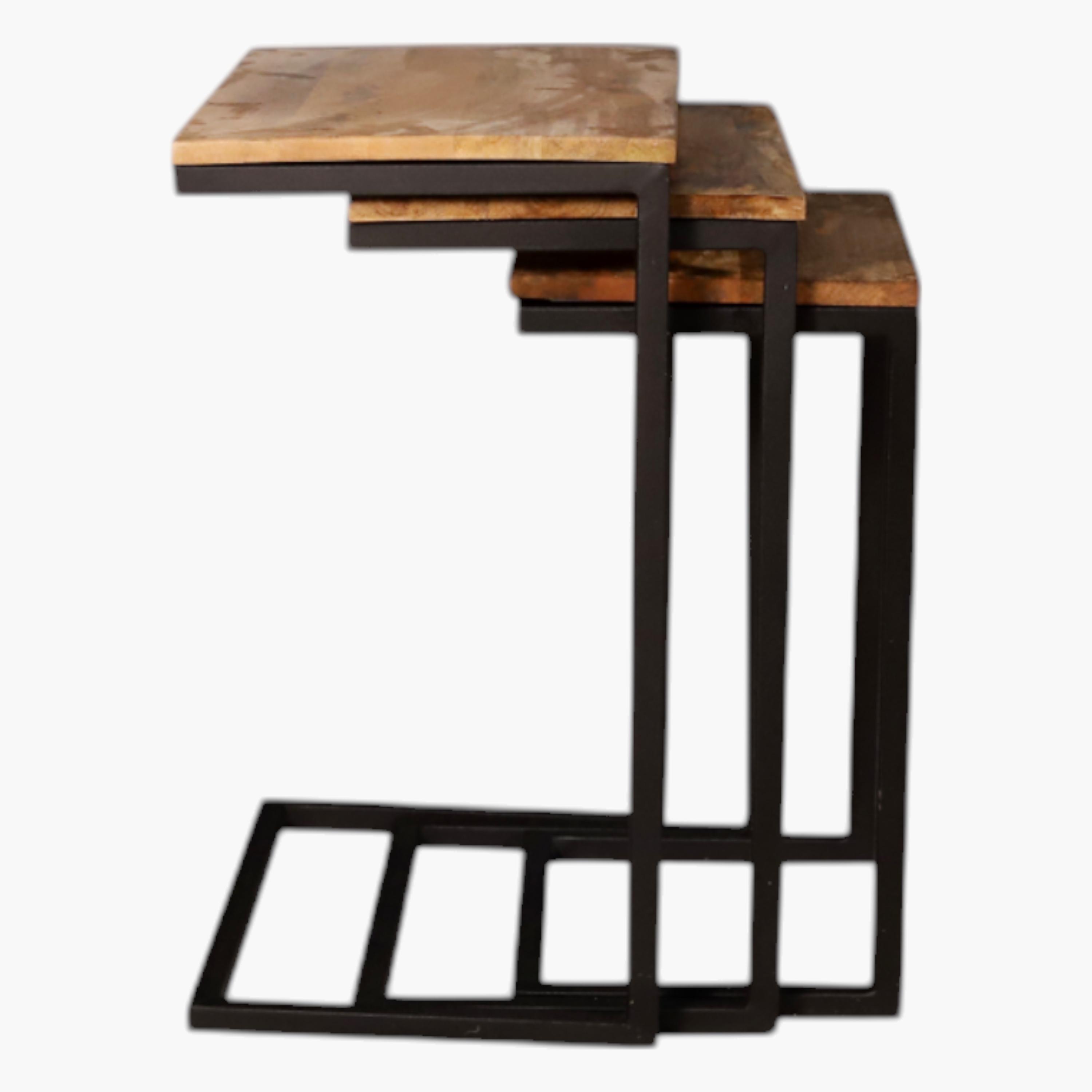 Wooden Top Nesting Table - Set of 3-furniture-livingroom-nestoftables-image-5