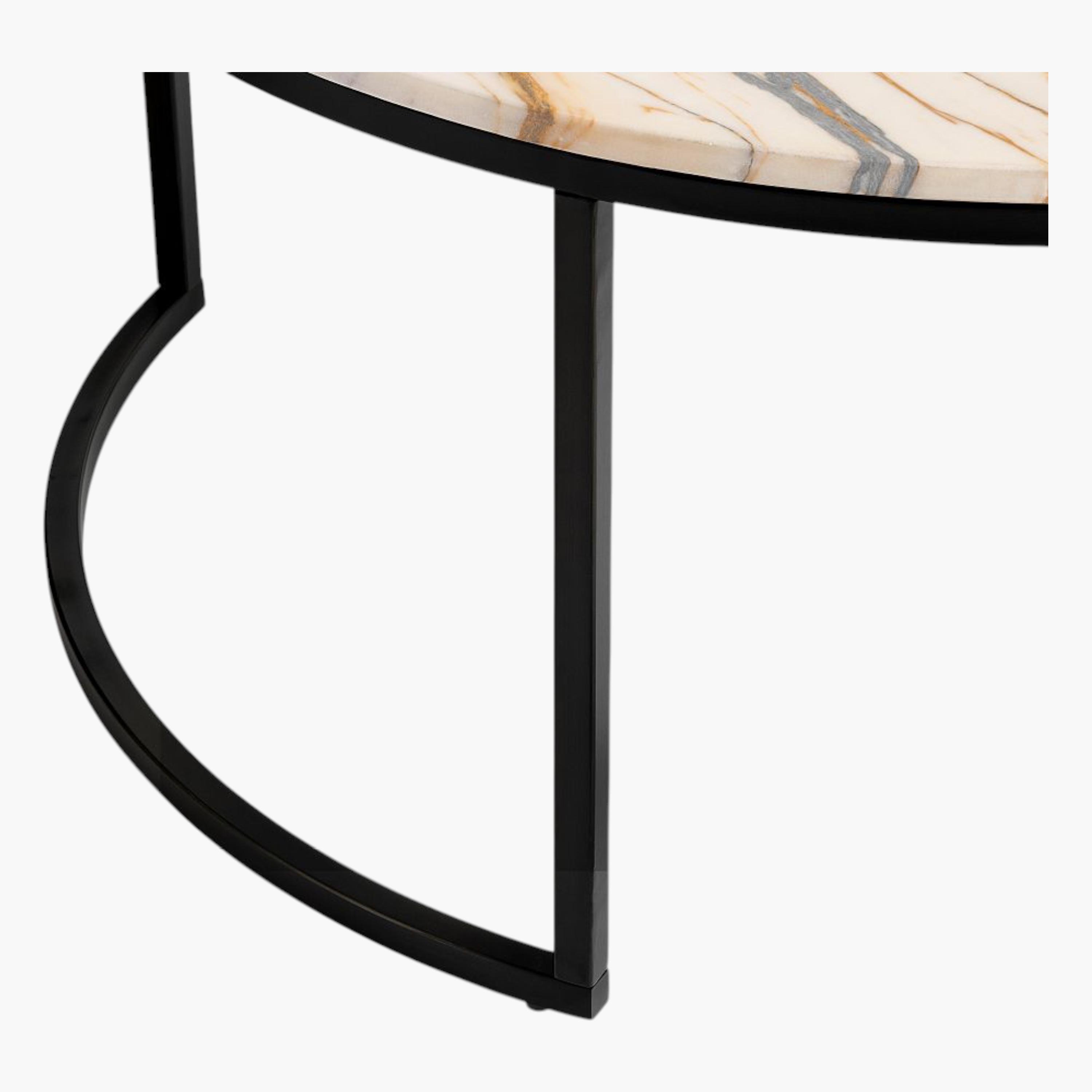 طقم طاولات متداخلة ثنائي بسطح خشب تورونتو - أفا ديزاينز-furniture-livingroom-sideandendtables-image-5