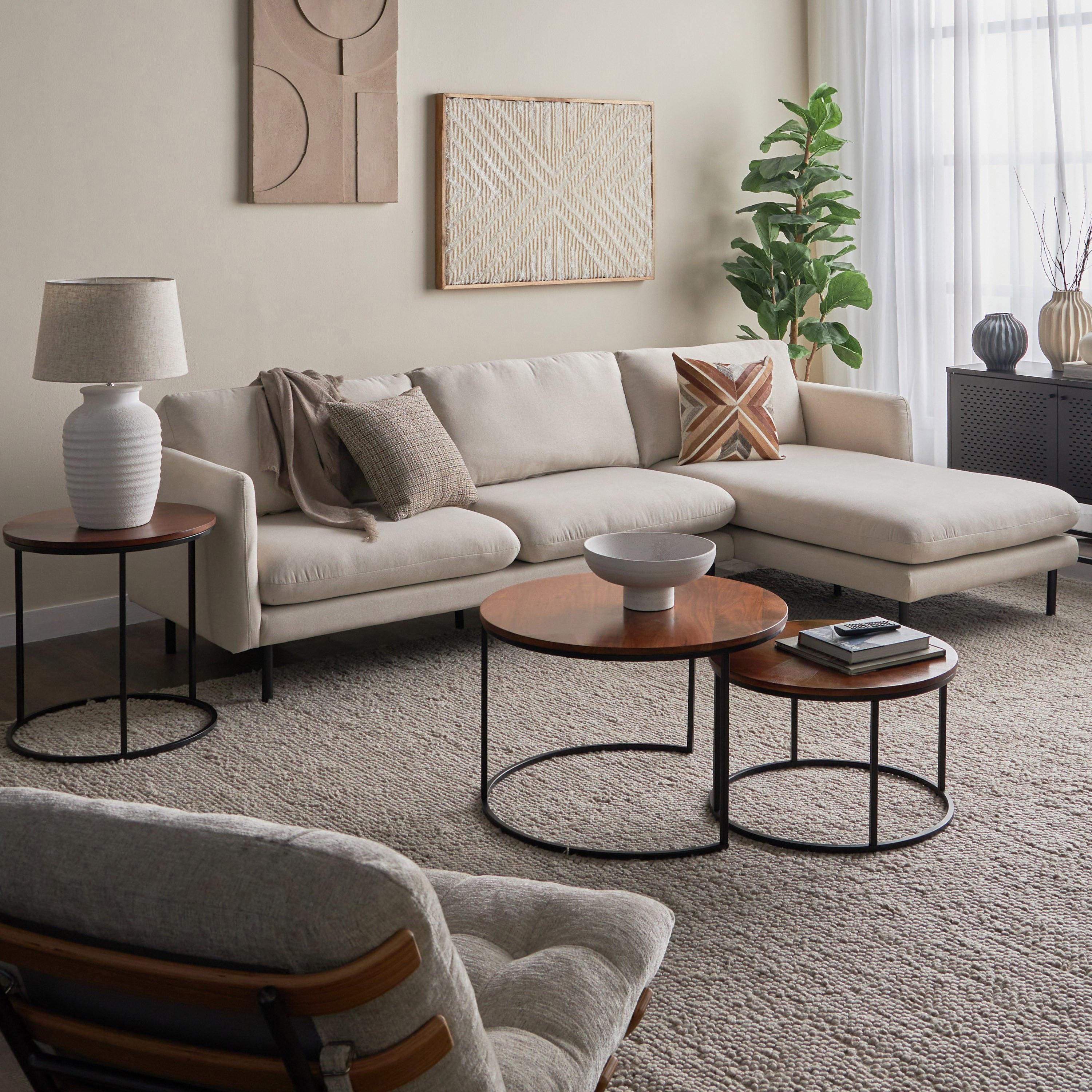 Rustic Fusion Wooden Top Coffee Table-furniture-livingroom-sideandendtables-image-4