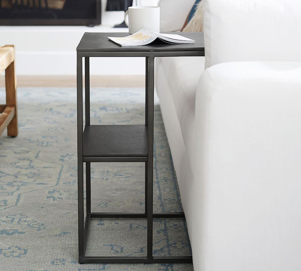 Marble Top C Side Table - 44x43x55 cms-furniture-livingroom-sideandendtables-image-3