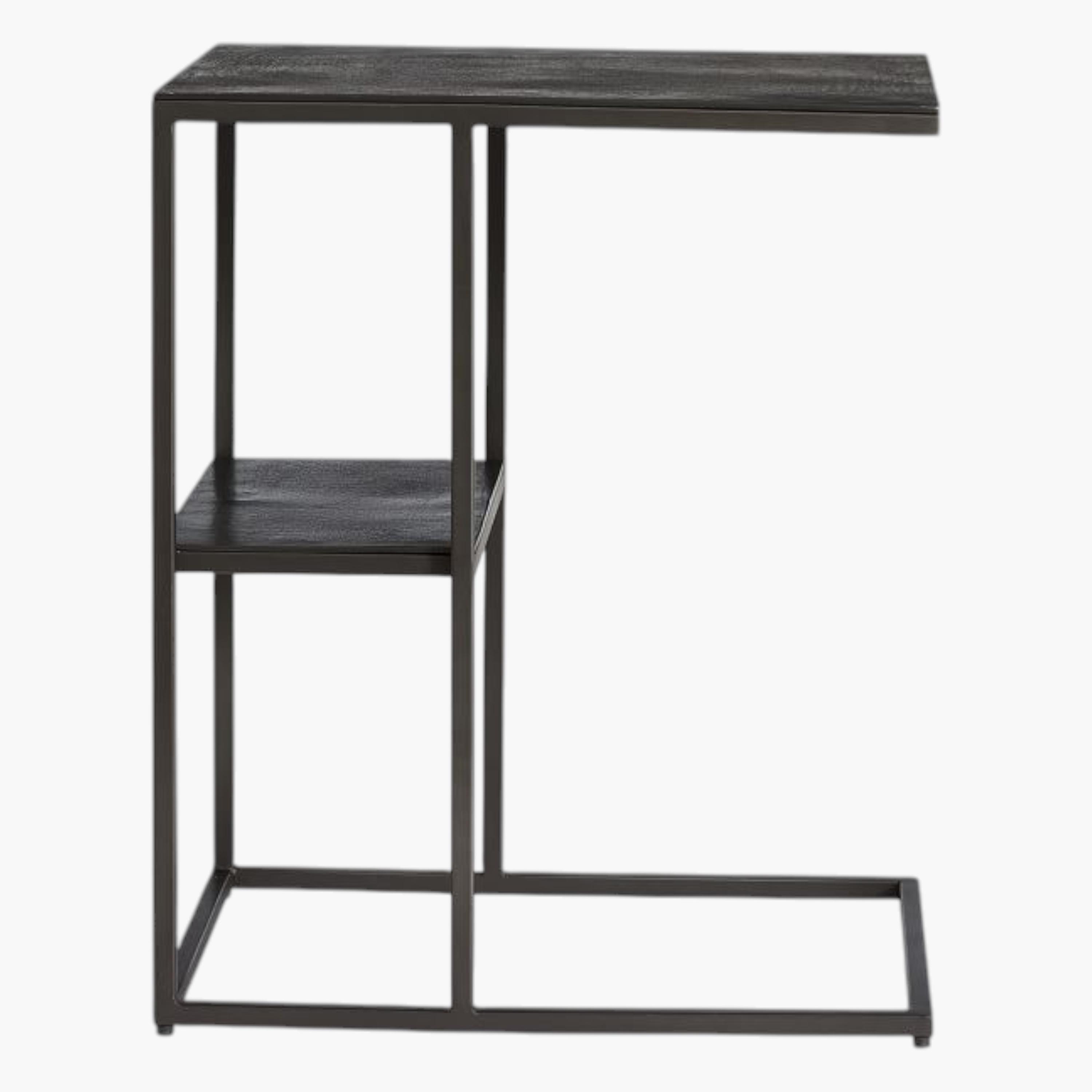 Marble Top C Side Table - 25x25x61 cms-furniture-livingroom-sideandendtables-image-2