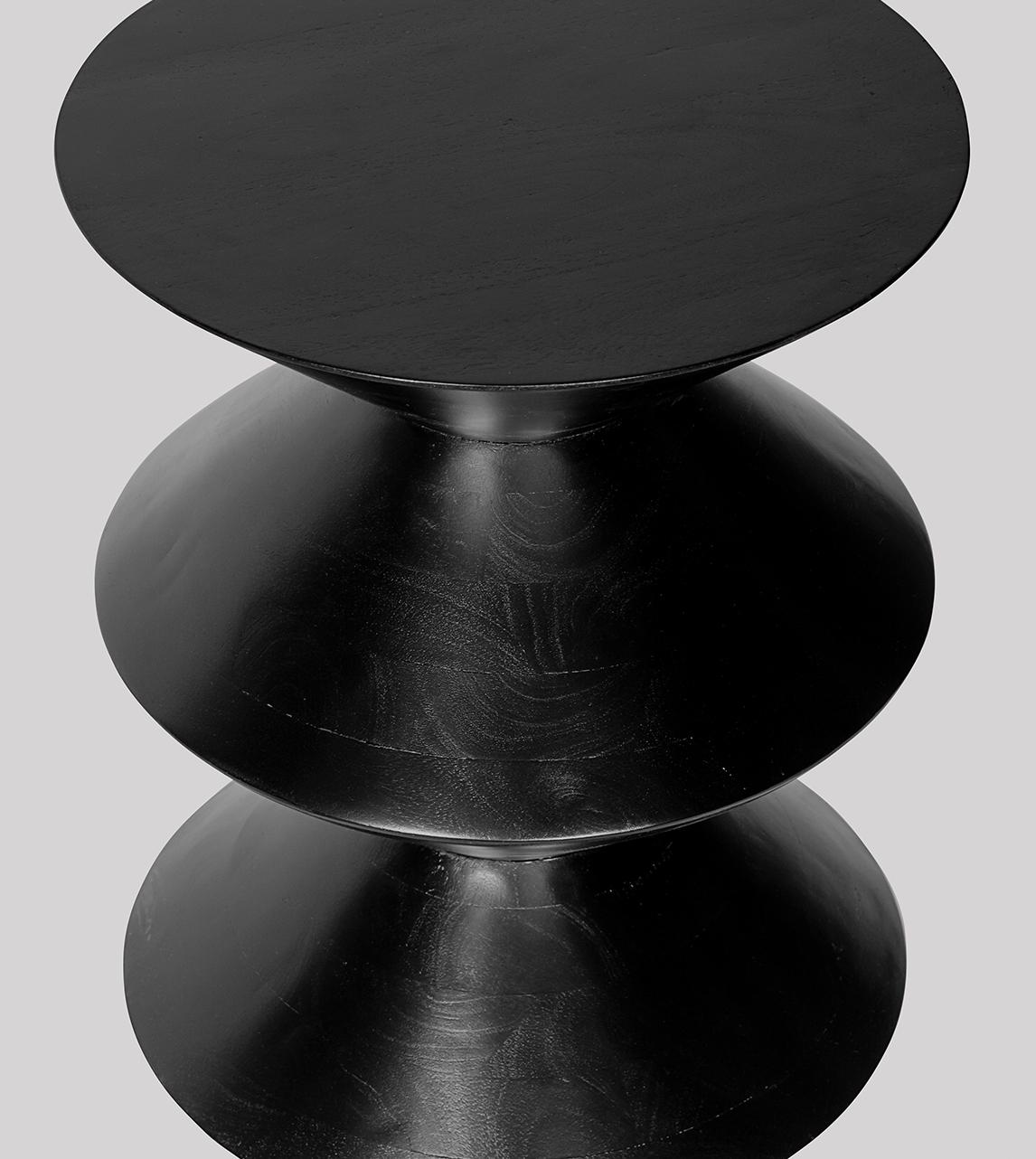 Wooden Accent Table - 40x40x61 cms-furniture-livingroom-sideandendtables-image-5
