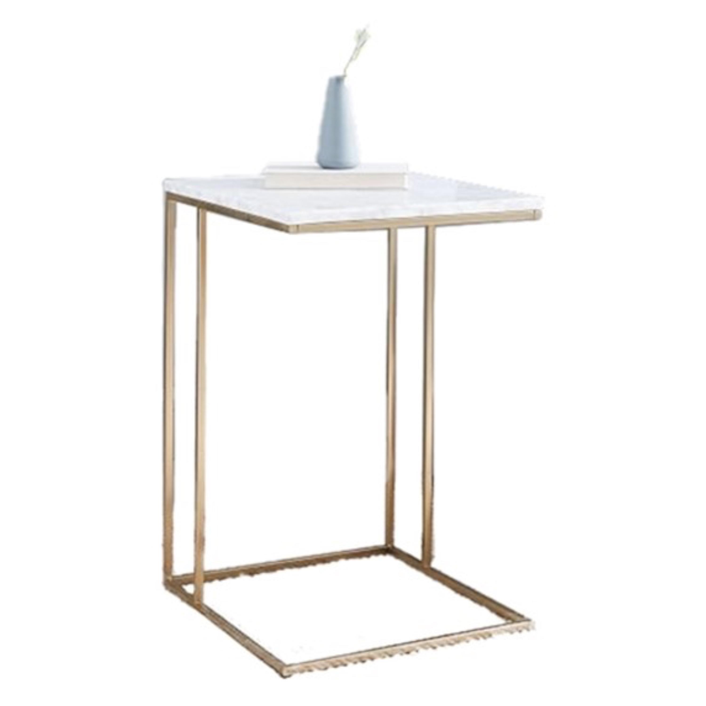 Luxe Marble Top Accent Table-furniture-livingroom-sideandendtables-image-1