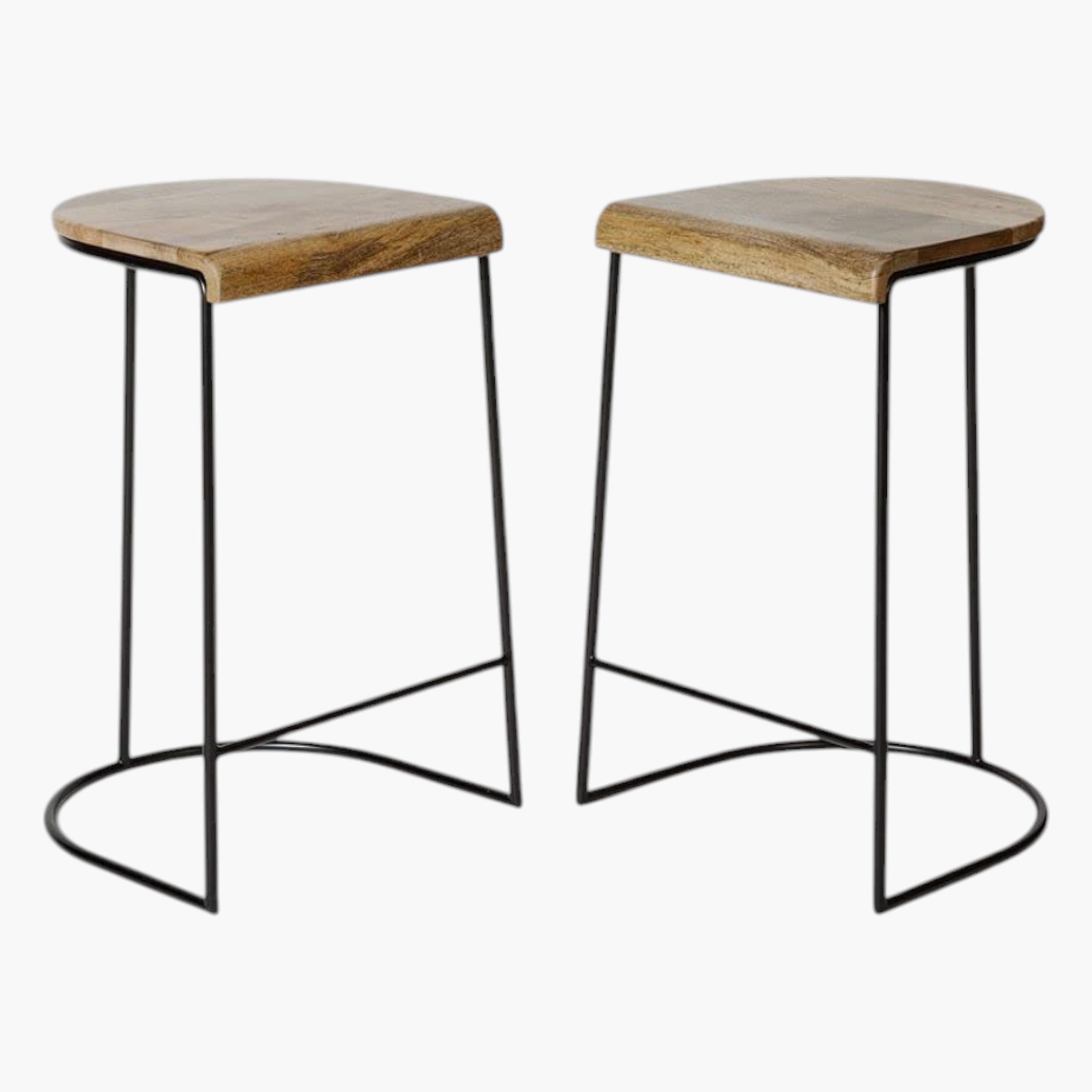 Farmhouse Saddle Barstool - Set of 2-furniture-livingroom-sideandendtables-image-1