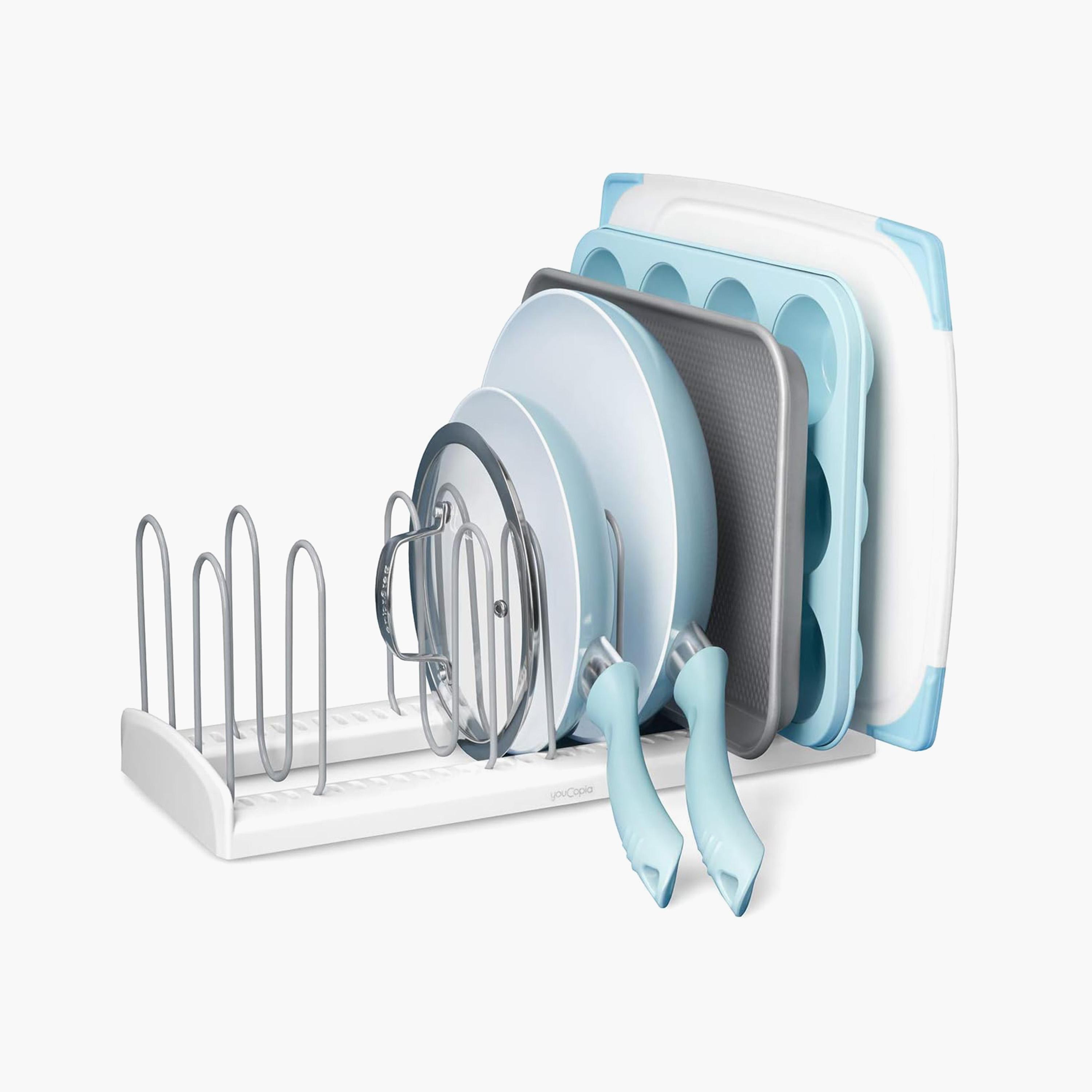 Youcopia StoreMore Adjustable Pan and Lid Rack