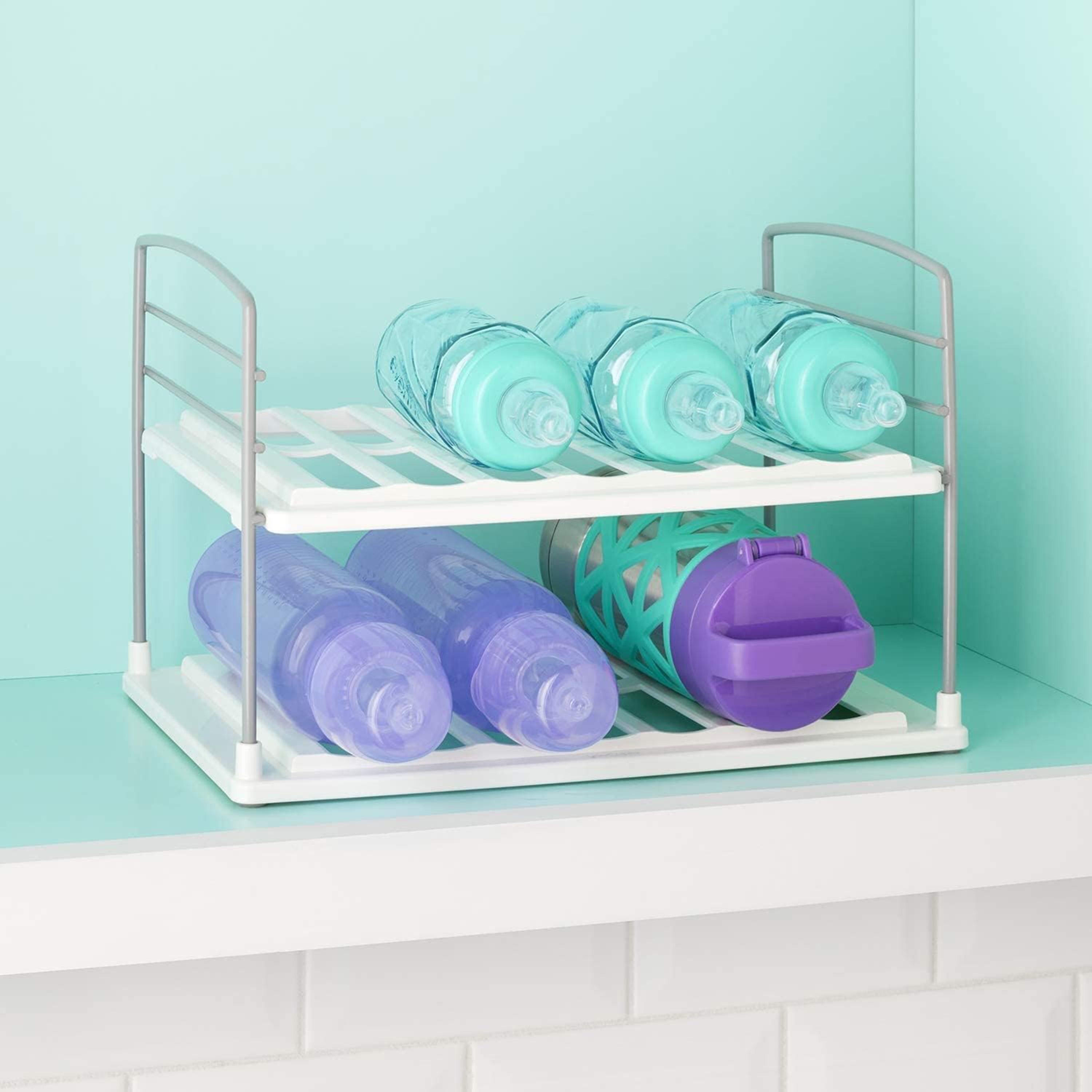 Youcopia UpSpace Adjustable 2-Tier Water Bottle Organizer