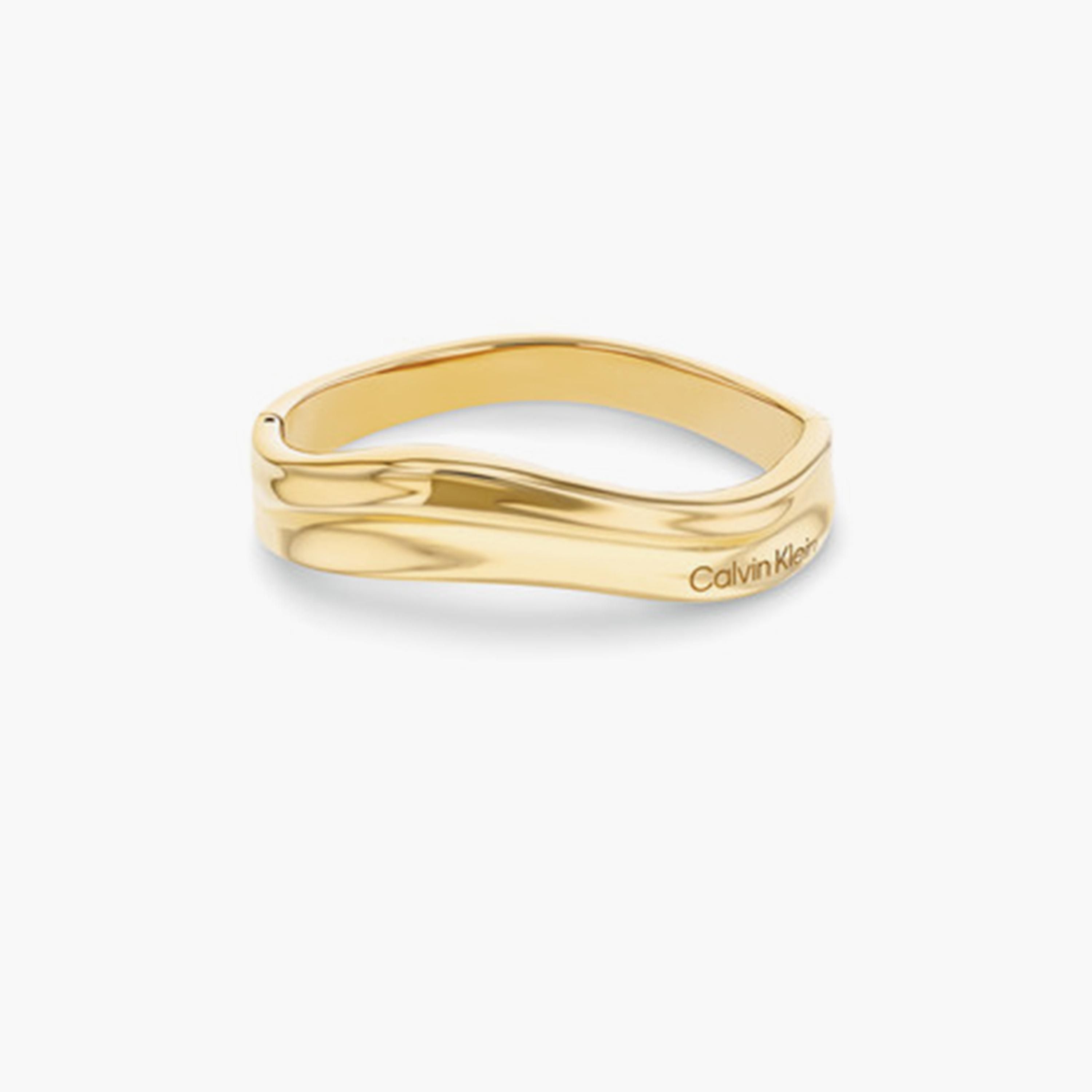 كالفين كلين-  سوار معدني ذهبي للنساء-women-watchesandjewellery-jewellery-banglesandbracelets-image-1