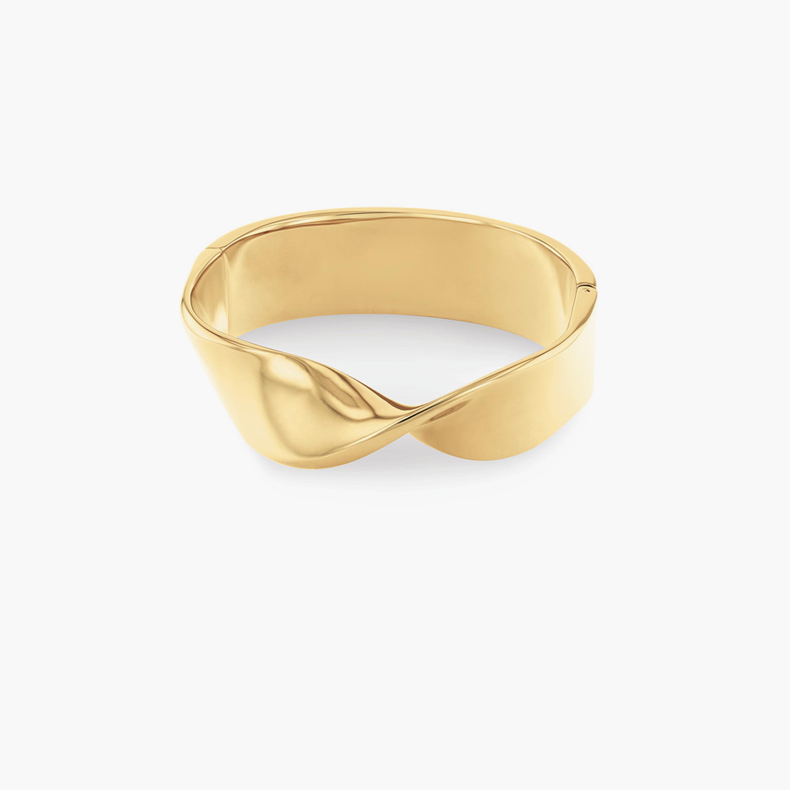 كالفين كلين-  سوار معدني ذهبي للنساء-women-watchesandjewellery-jewellery-banglesandbracelets-image-1