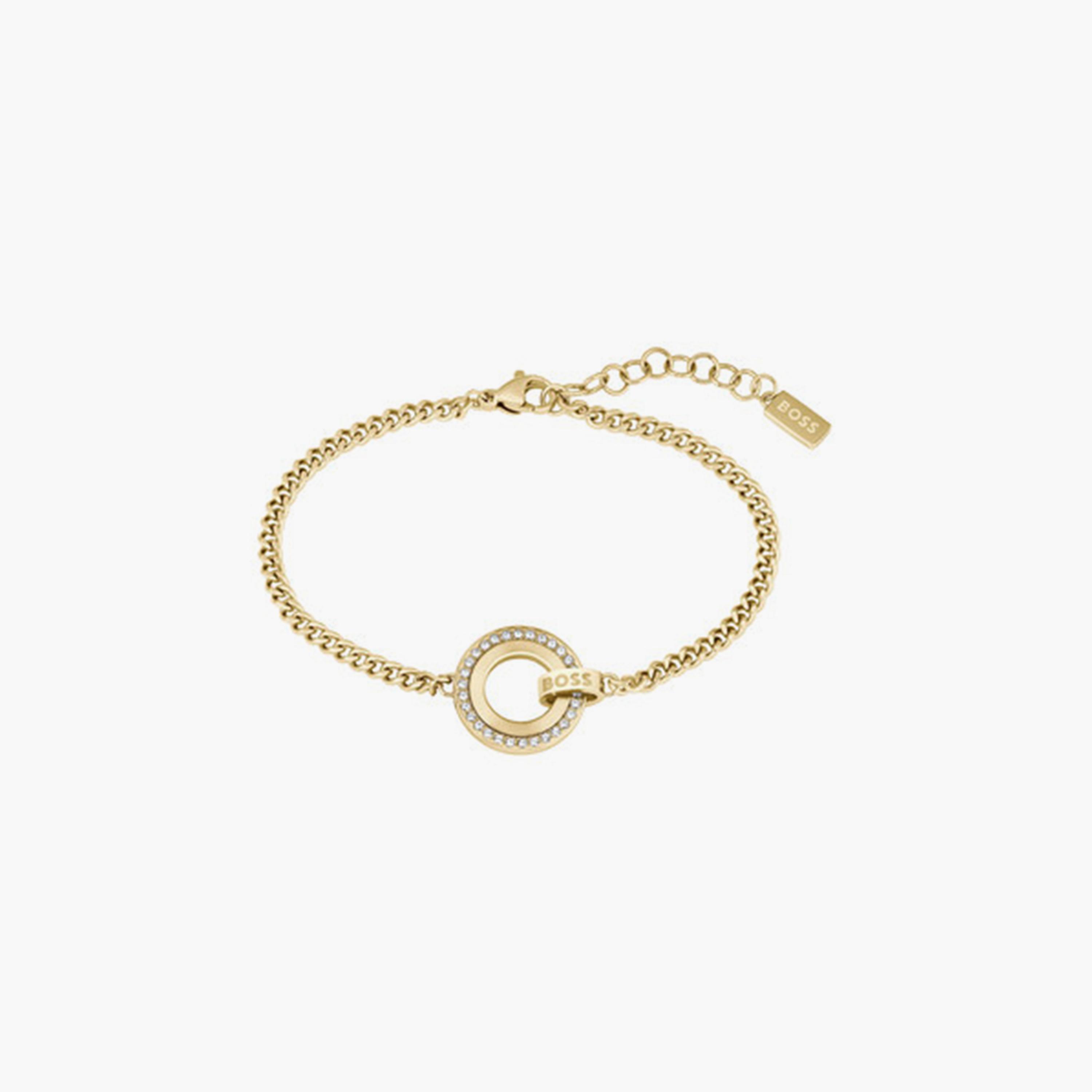 هوغو بوس-  سوار معدني ذهبي للنساء-women-watchesandjewellery-jewellery-banglesandbracelets-image-2