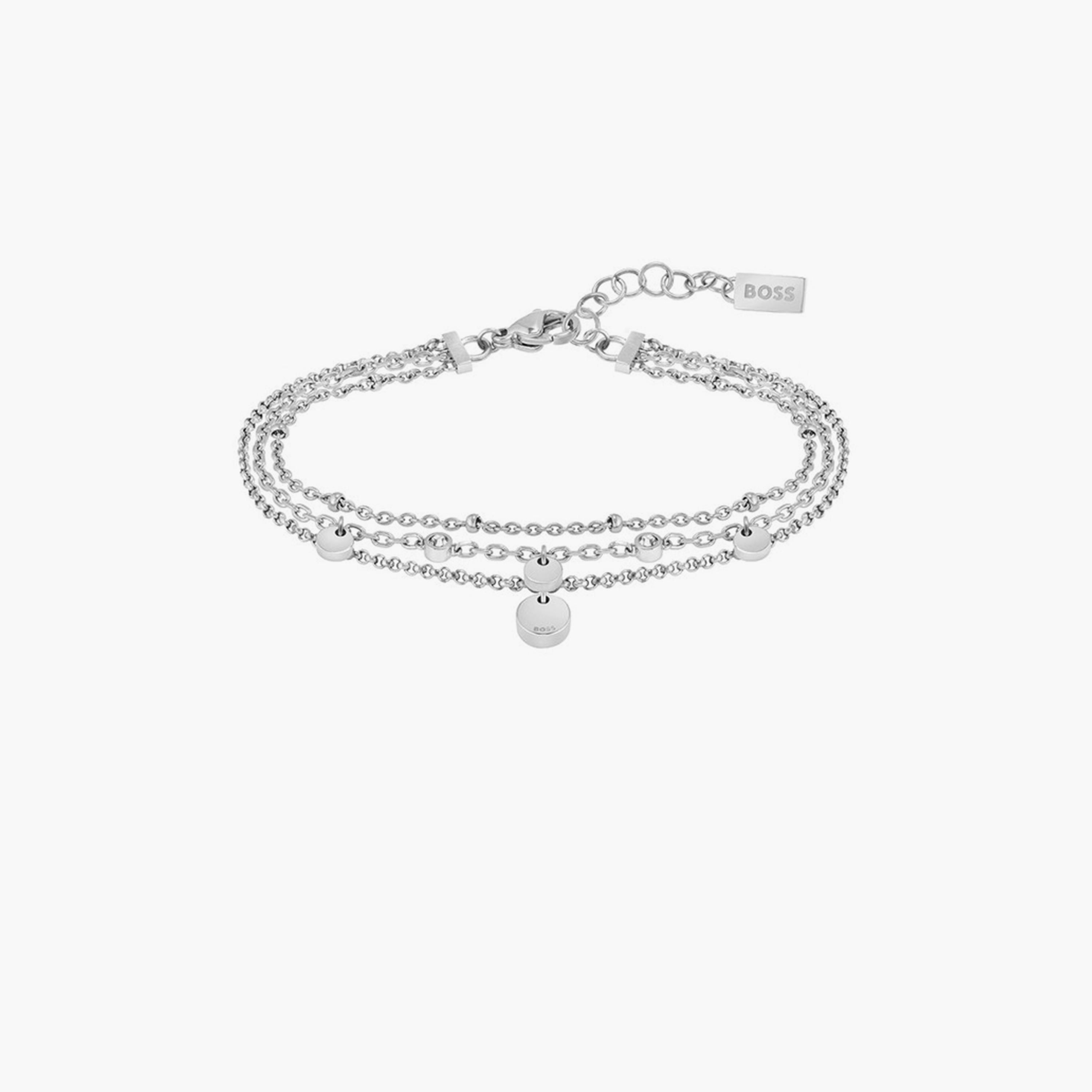 هوغو بوس-  سوار معدني فضي للنساء-women-watchesandjewellery-jewellery-banglesandbracelets-image-1