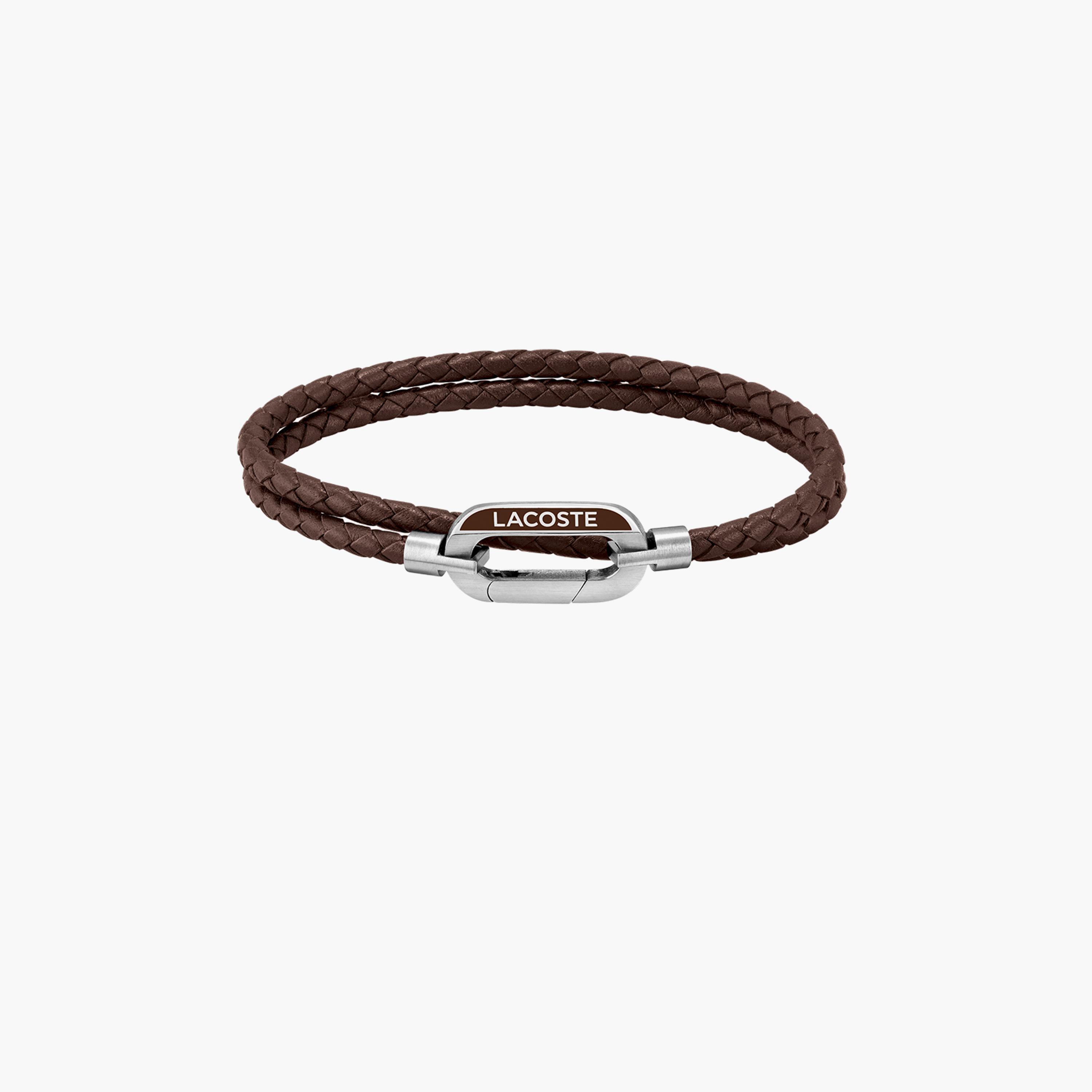 Lacoste Men's Brown Bracelet Leather | 190 MM | 2040113-men-watchesandjewellery-bracelets-image-1