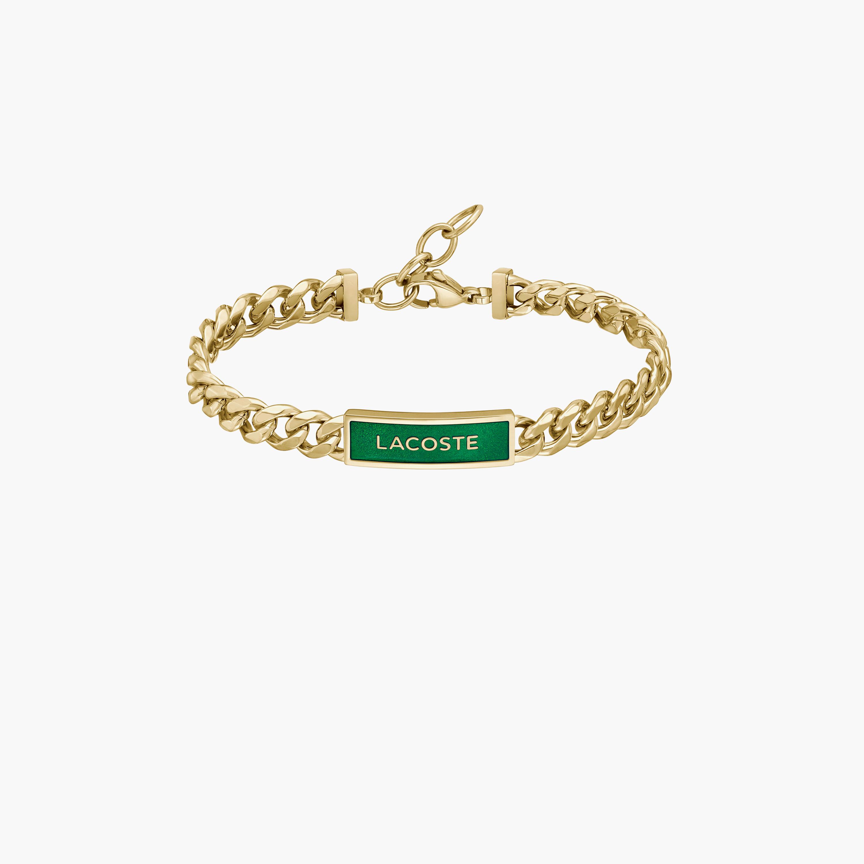 لاكوست-  سوار رجالي ذهبي معدني-men-watchesandjewellery-bracelets-image-1