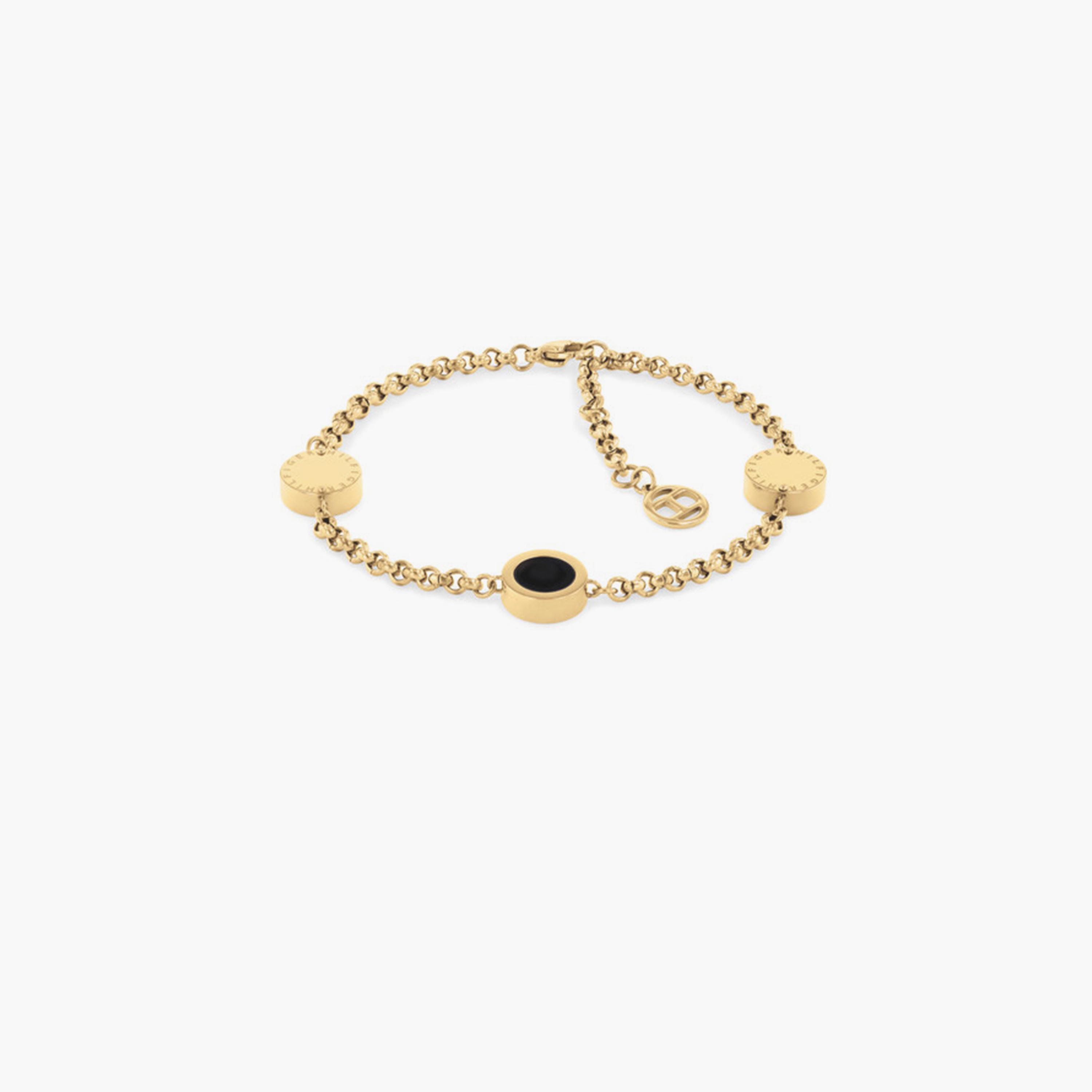 تومي هيلفيغر-  سوار نسائي من الذهب المعدني-women-watchesandjewellery-jewellery-banglesandbracelets-image-1