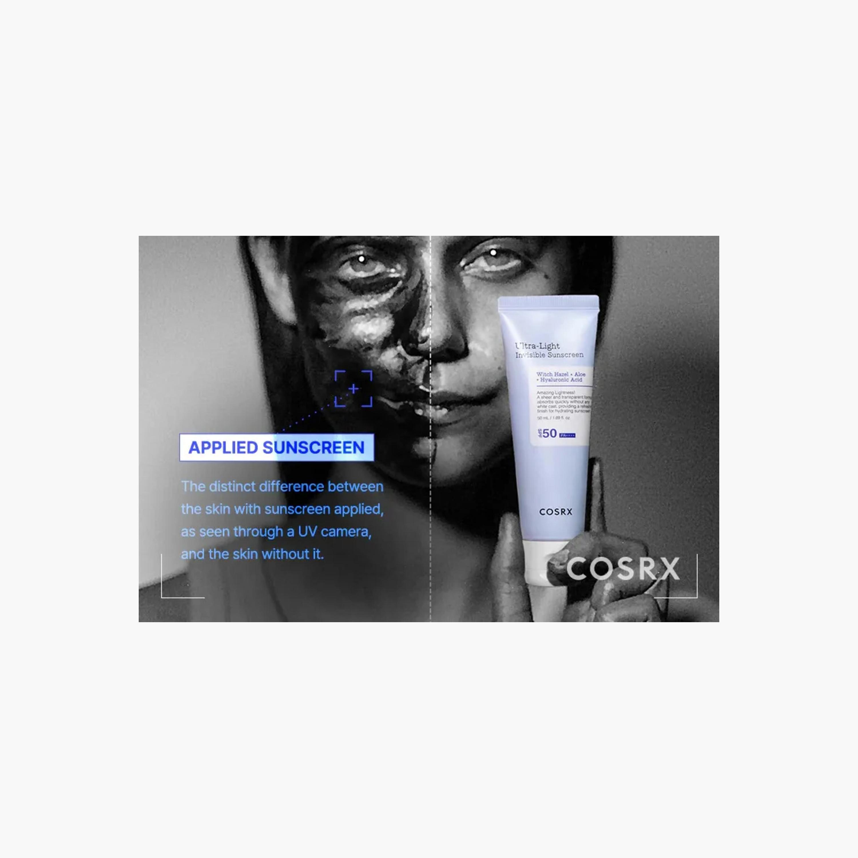 COSRX Ultra Light Invisible Sunscreen SPF 50 PA++++ - 50 ml-beautyandpersonalcare-kbeauty-skin-suncare-facesunscreen-image-6