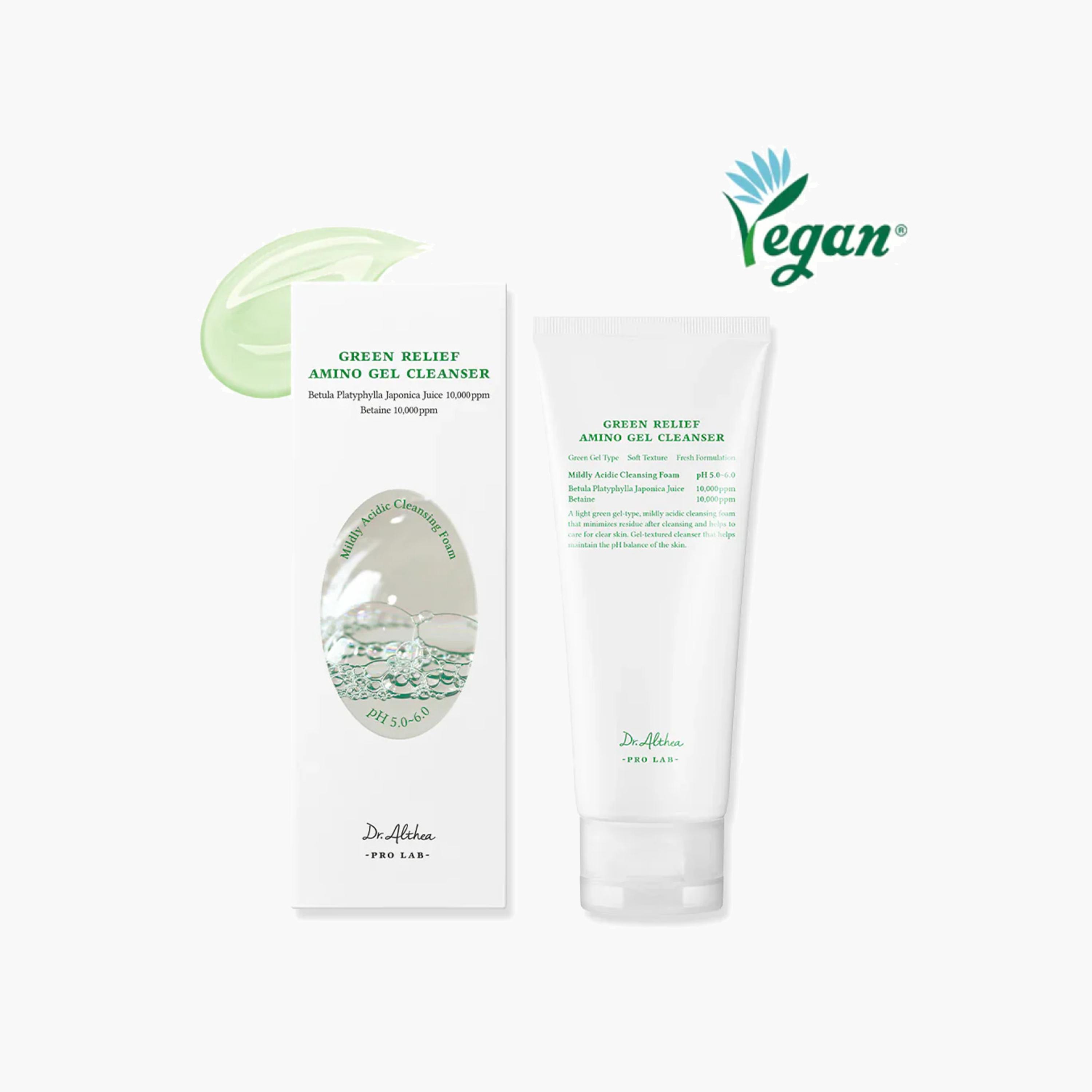 منظف جل أمينو جرين ريليف من دكتور ألثيا - 100 مل-beautyandpersonalcare-kbeauty-skin-cleansers-facewashandcleansers-image-1