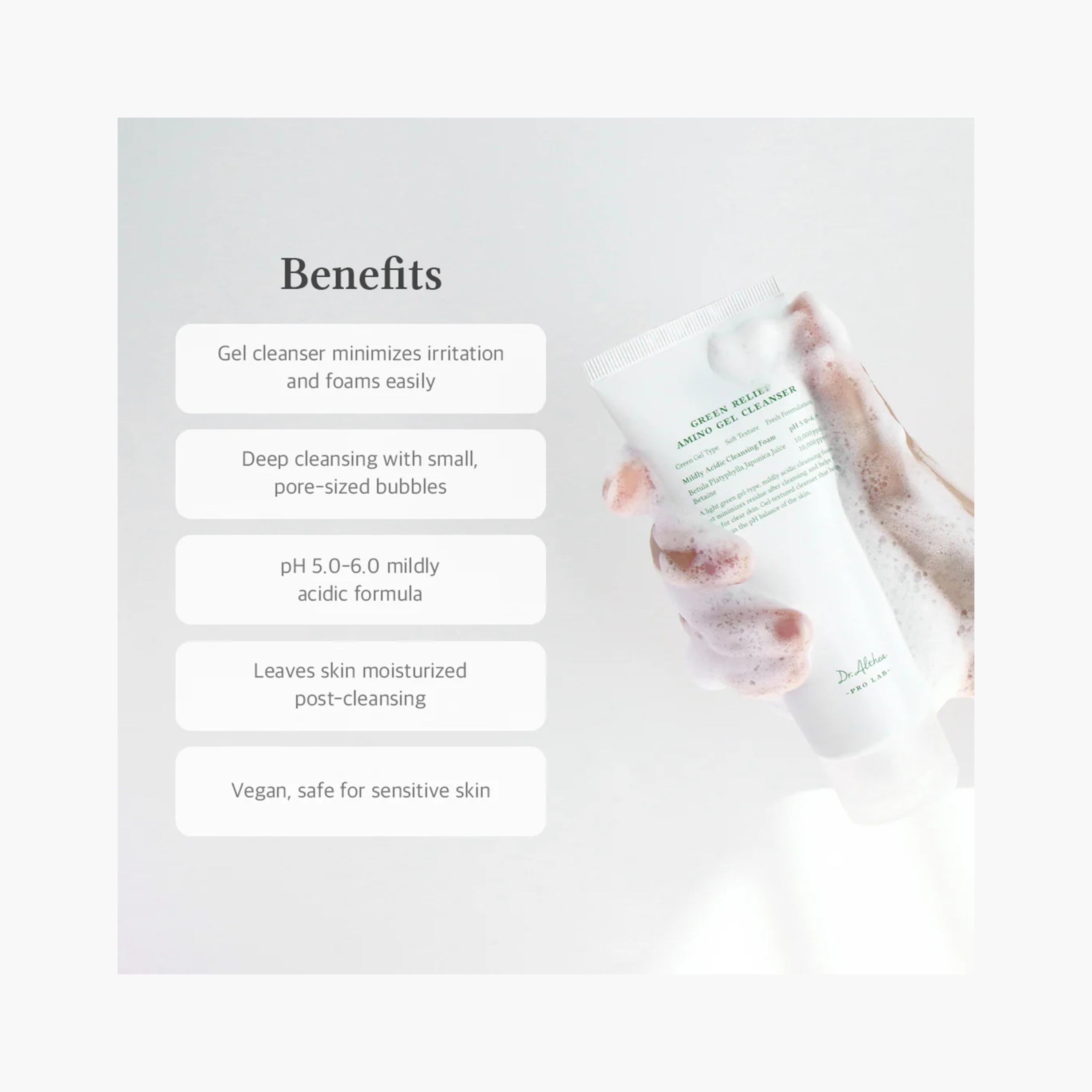 منظف جل أمينو جرين ريليف من دكتور ألثيا - 100 مل-beautyandpersonalcare-kbeauty-skin-cleansers-facewashandcleansers-image-6