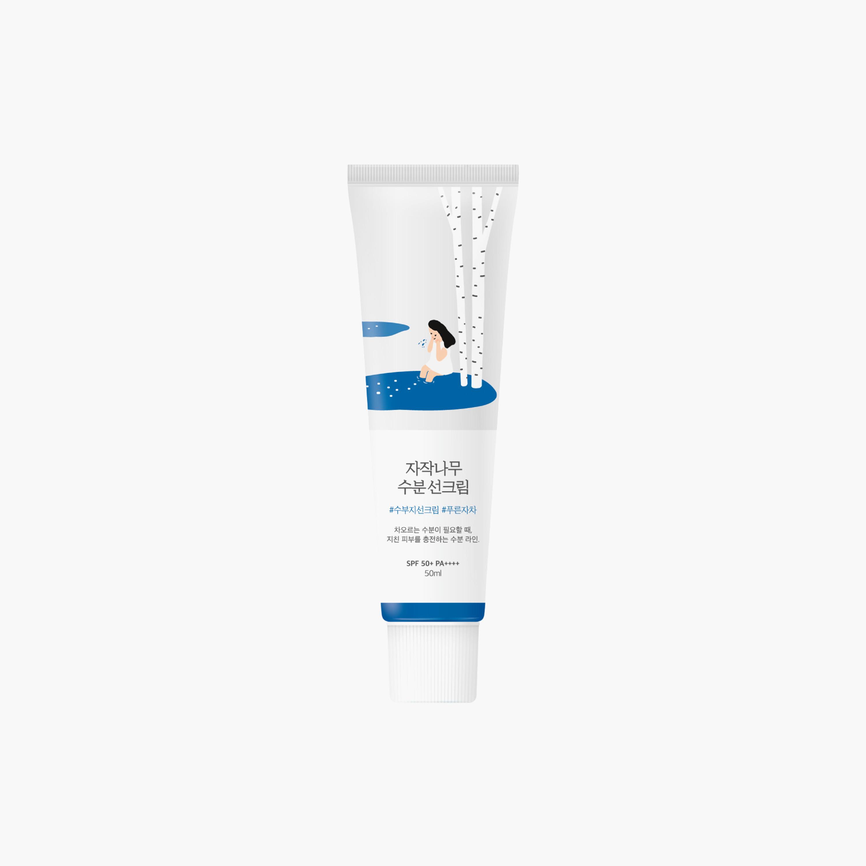Roundlab Birch Juice Moisturising Sunscreen - 50 ml-beautyandpersonalcare-kbeauty-skin-suncare-facesunscreen-image-1