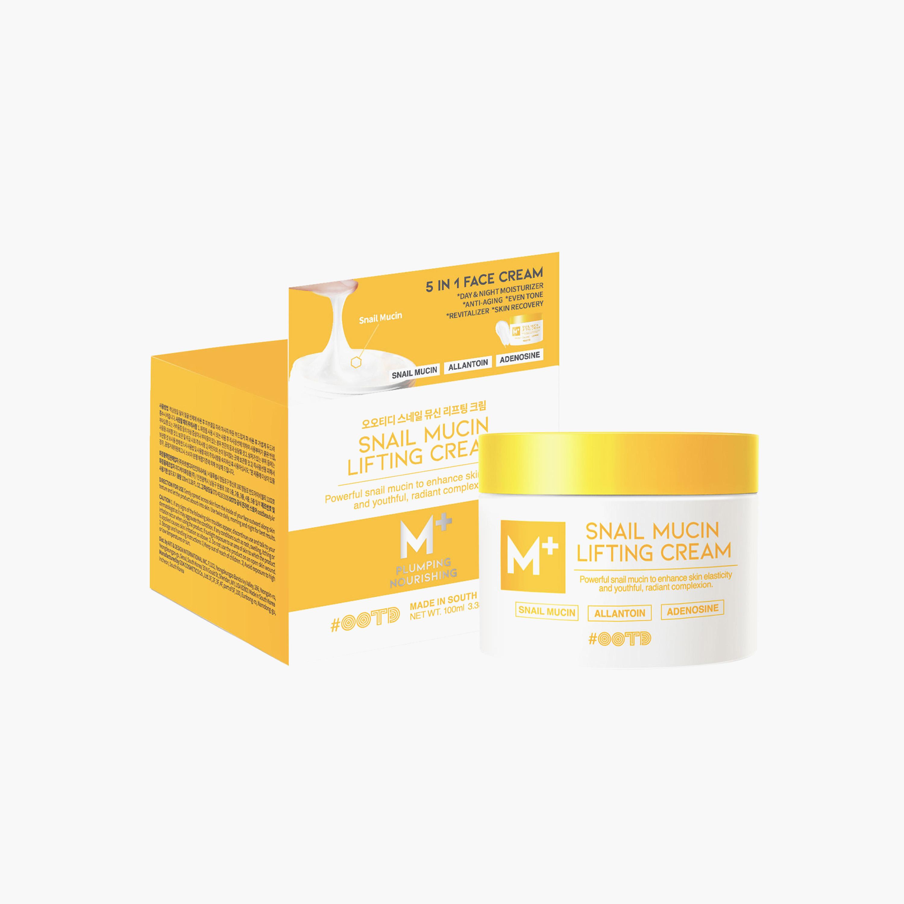 OOTD Snail Mucin Lifting Cream - 100 ml-beautyandpersonalcare-kbeauty-skin-treatmentsandserums-image-1
