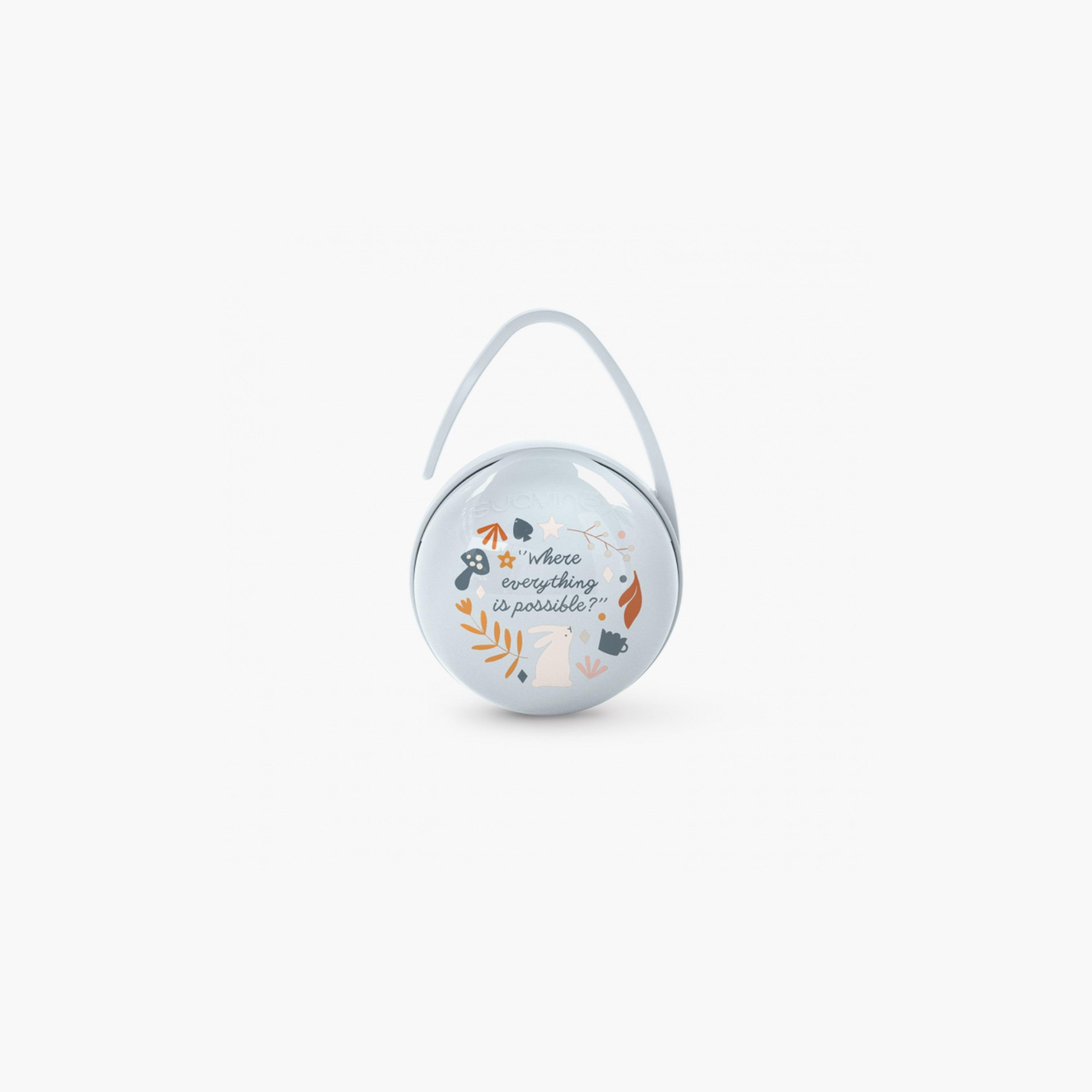 Suavinex Soother Holder Duo Wonderland Light BL L3-baby-feeding-pacifiers-image-1