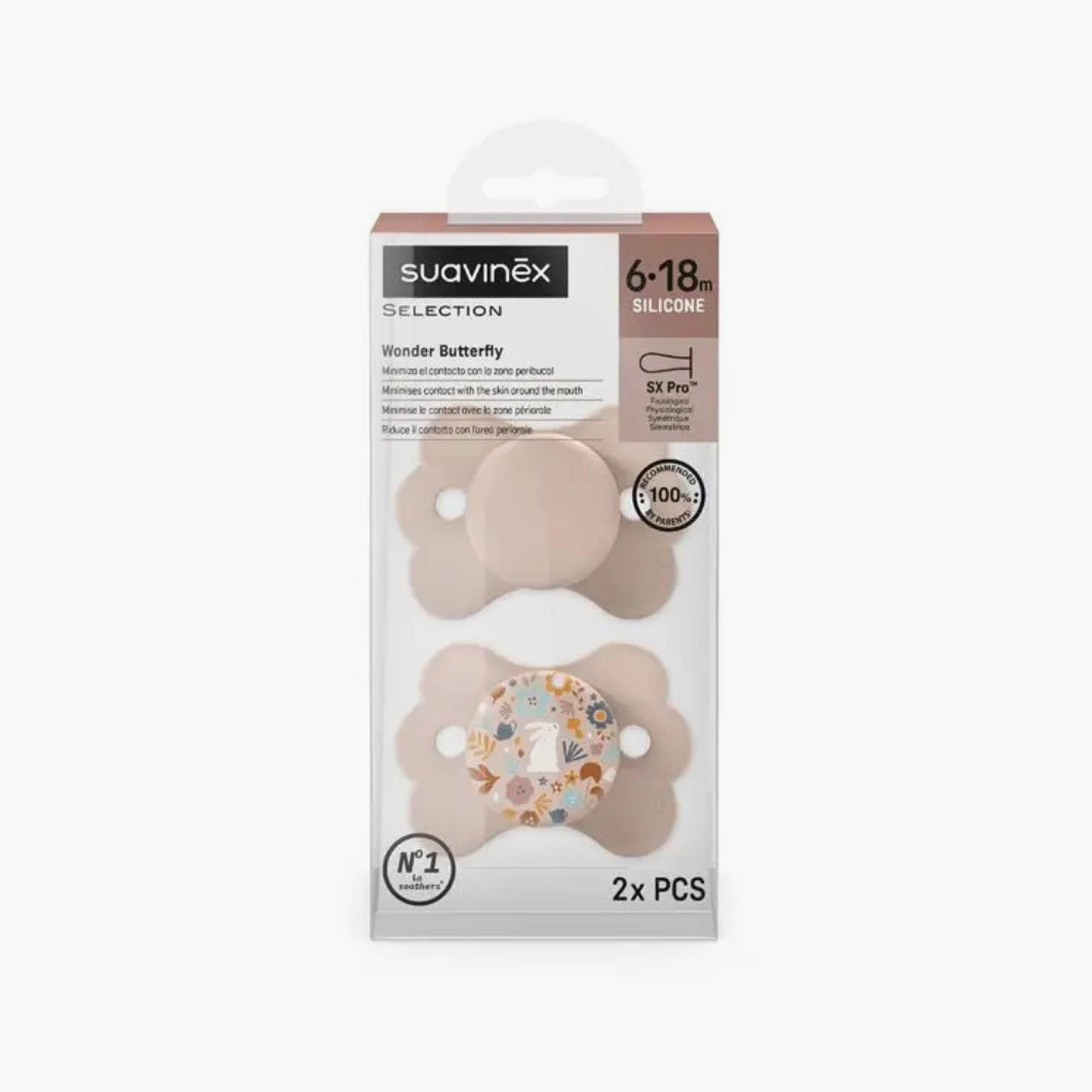 Suavinex Soother Phy S 6/18M Wonderland Butterfly 2Un PK L3-baby-feeding-pacifiers-image-3