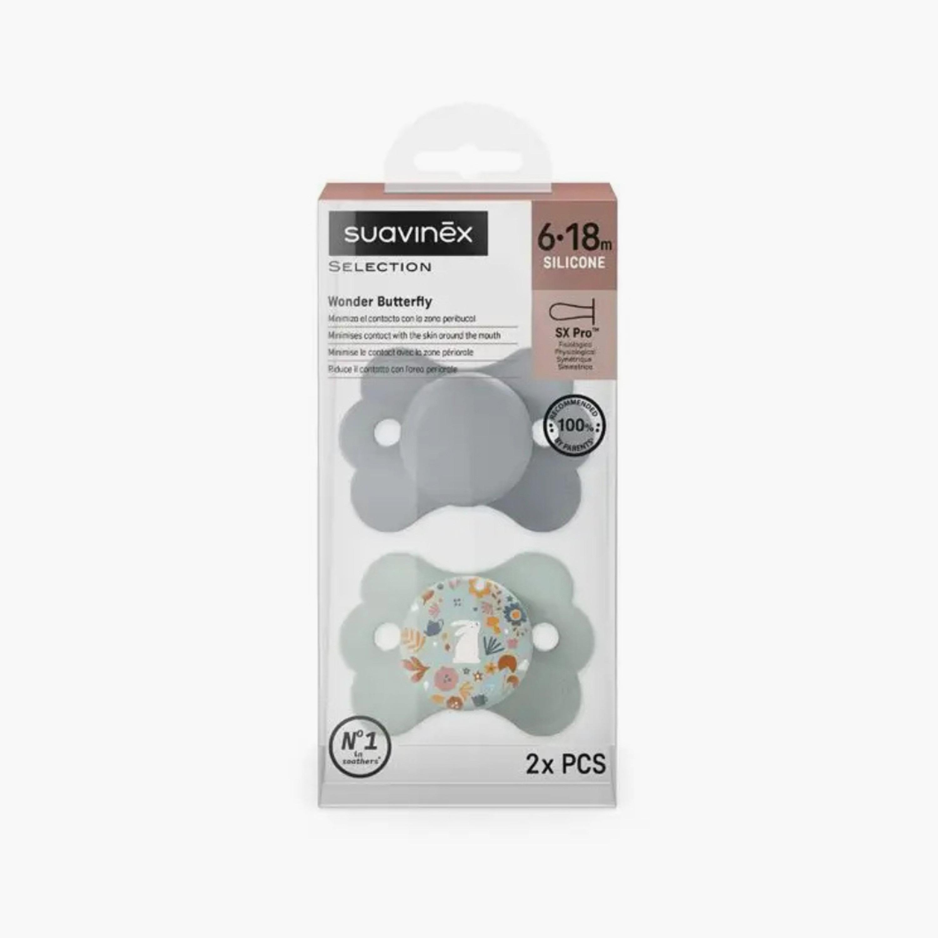 Suavinex Soother Phy S 6/18M Wonderland Butterfly 2Un BL L3-baby-feeding-pacifiers-image-3