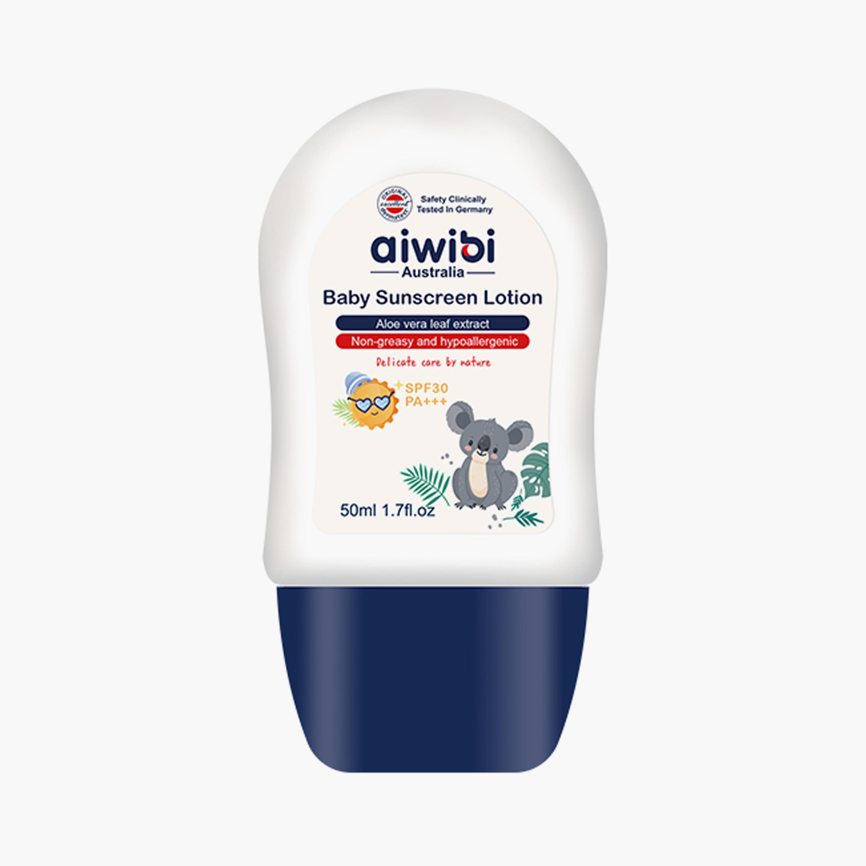 Aiwibi Baby Sunscreen Lotion - 50 ml-baby-bathandcare-hairbodyskincare-image-1
