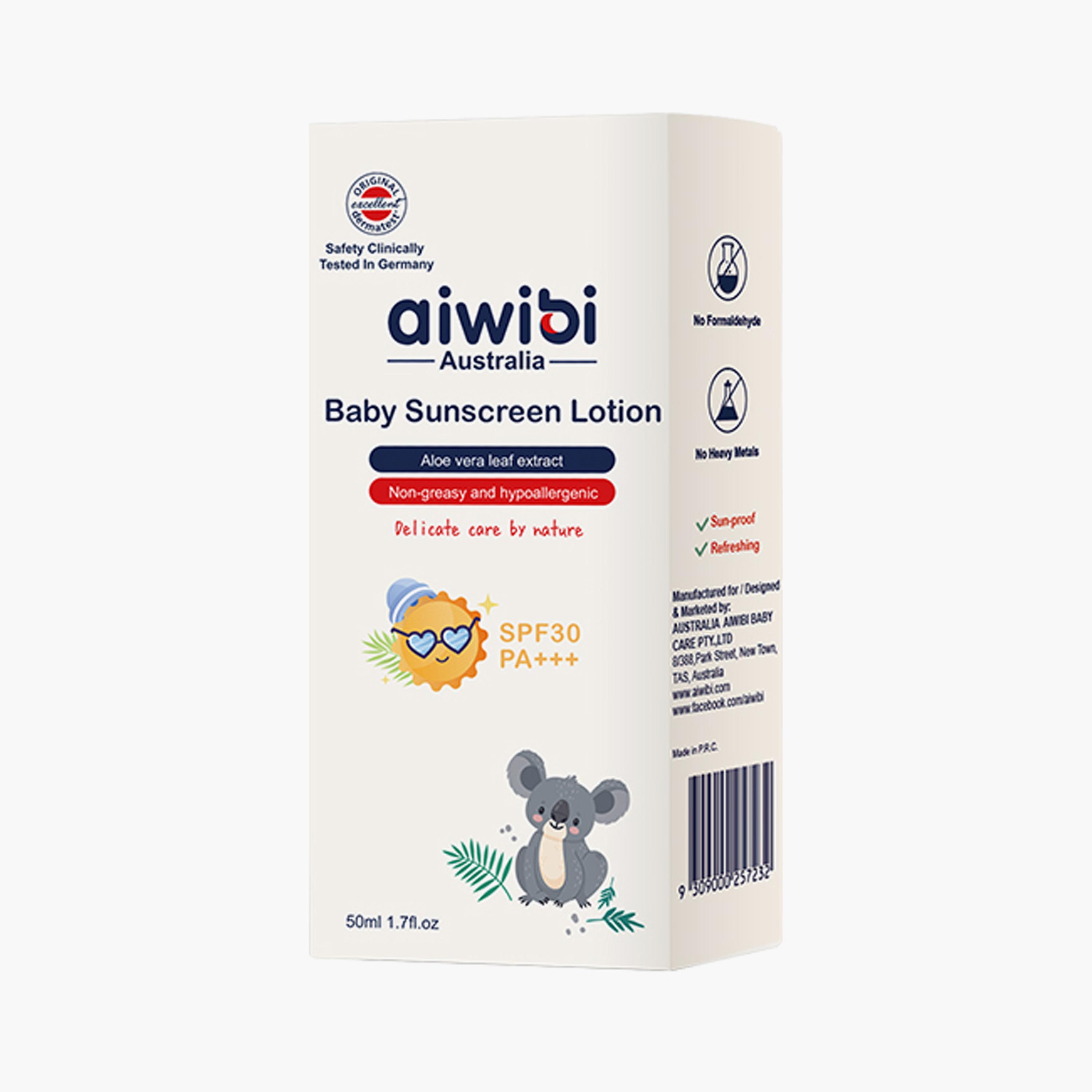 Aiwibi Baby Sunscreen Lotion - 50 ml-baby-bathandcare-hairbodyskincare-image-3