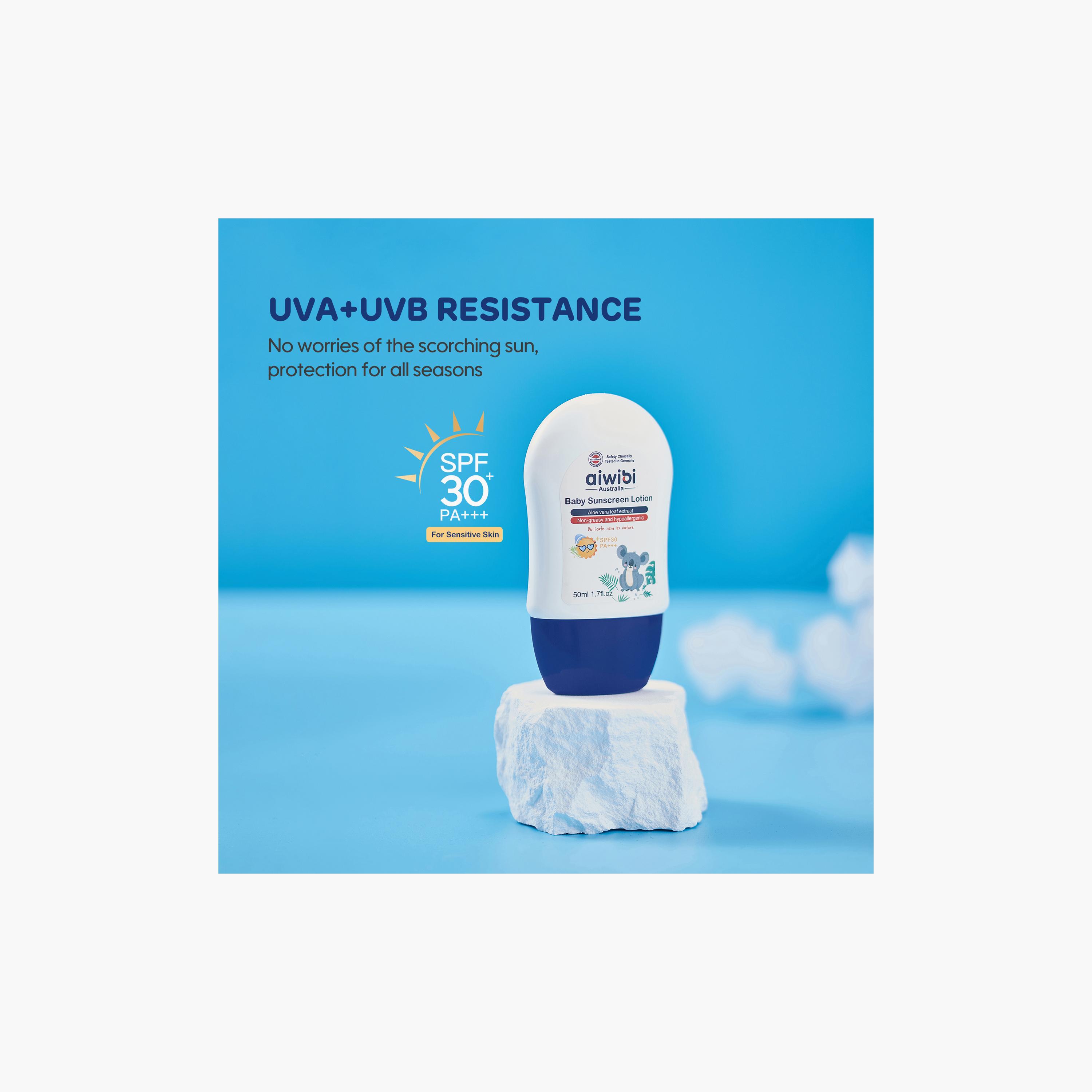 Aiwibi Baby Sunscreen Lotion - 50 ml-baby-bathandcare-hairbodyskincare-image-4