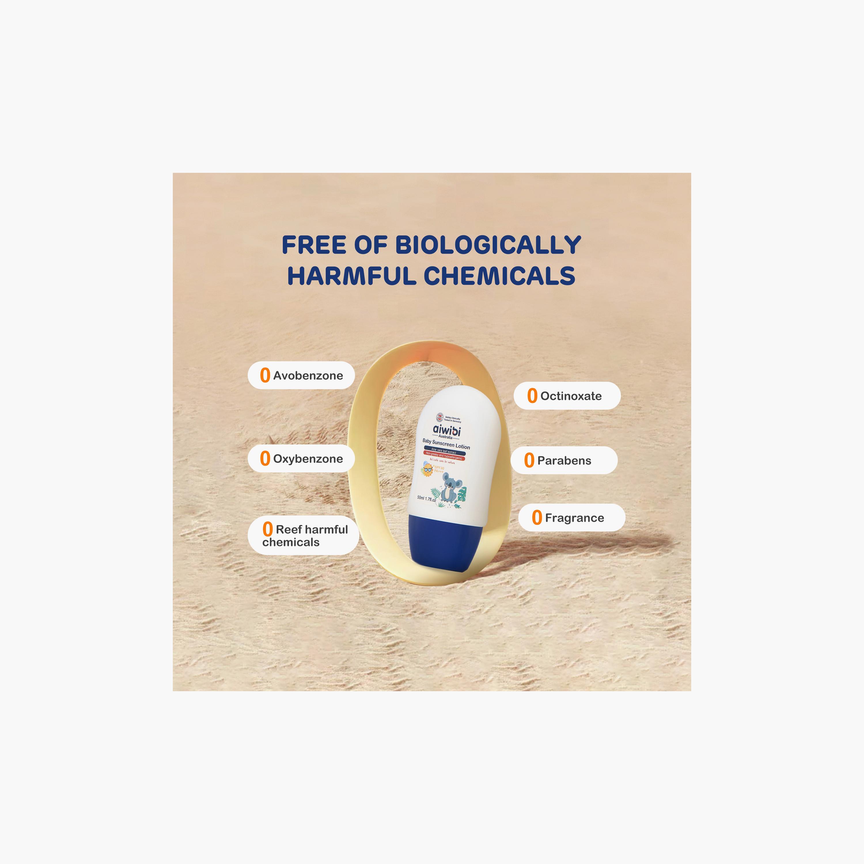 Aiwibi Baby Sunscreen Lotion - 50 ml-baby-bathandcare-hairbodyskincare-image-7